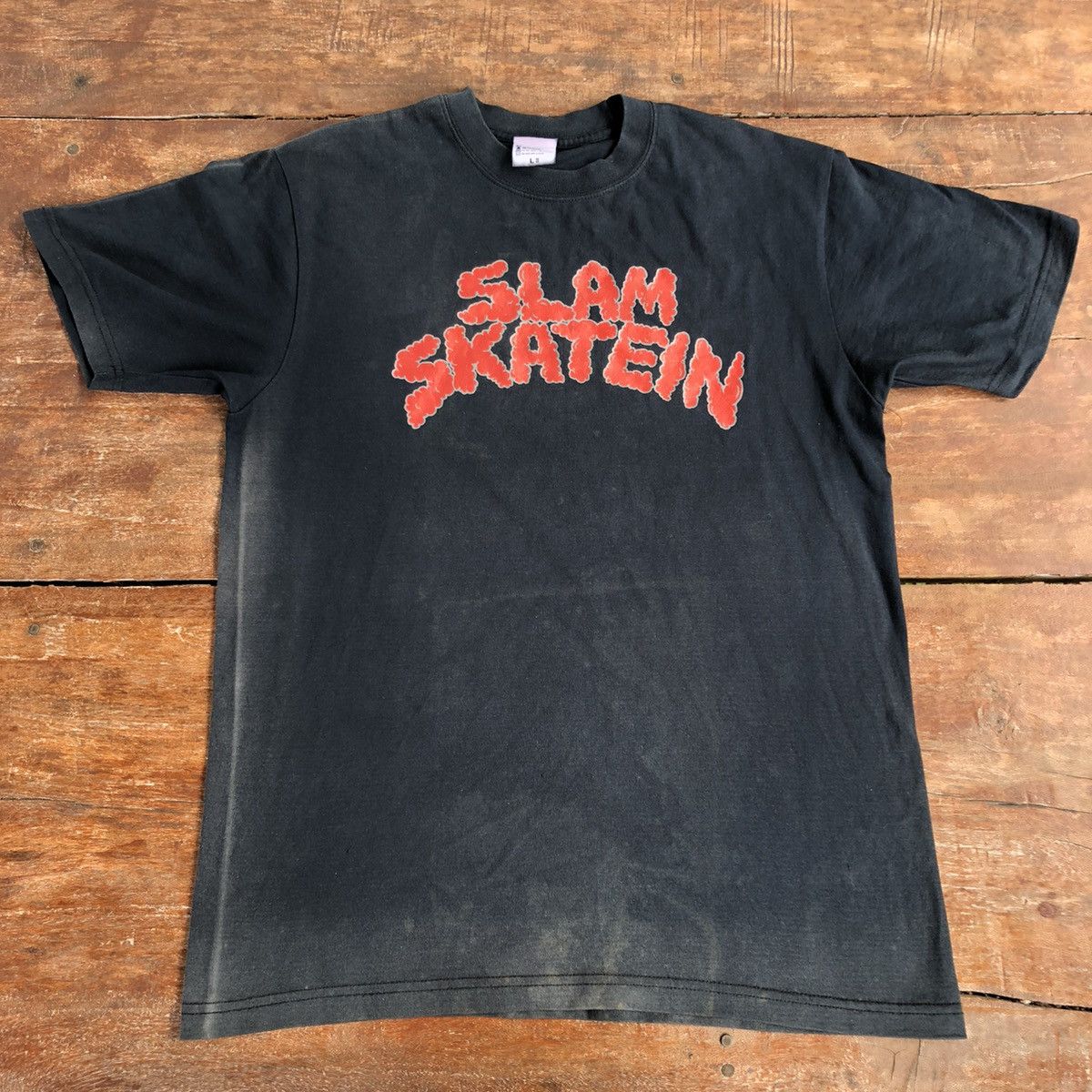 Vintage Thrashed Faded Slam Skatein Skategang Vintage T Shirt Size US L / EU 52-54 / 3 - 1 Thumbnail