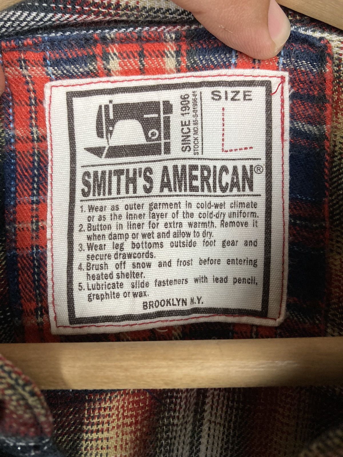 Flannel Smith’s American Chekered Flannel #T19-2 Size US L / EU 52-54 / 3 - 5 Thumbnail