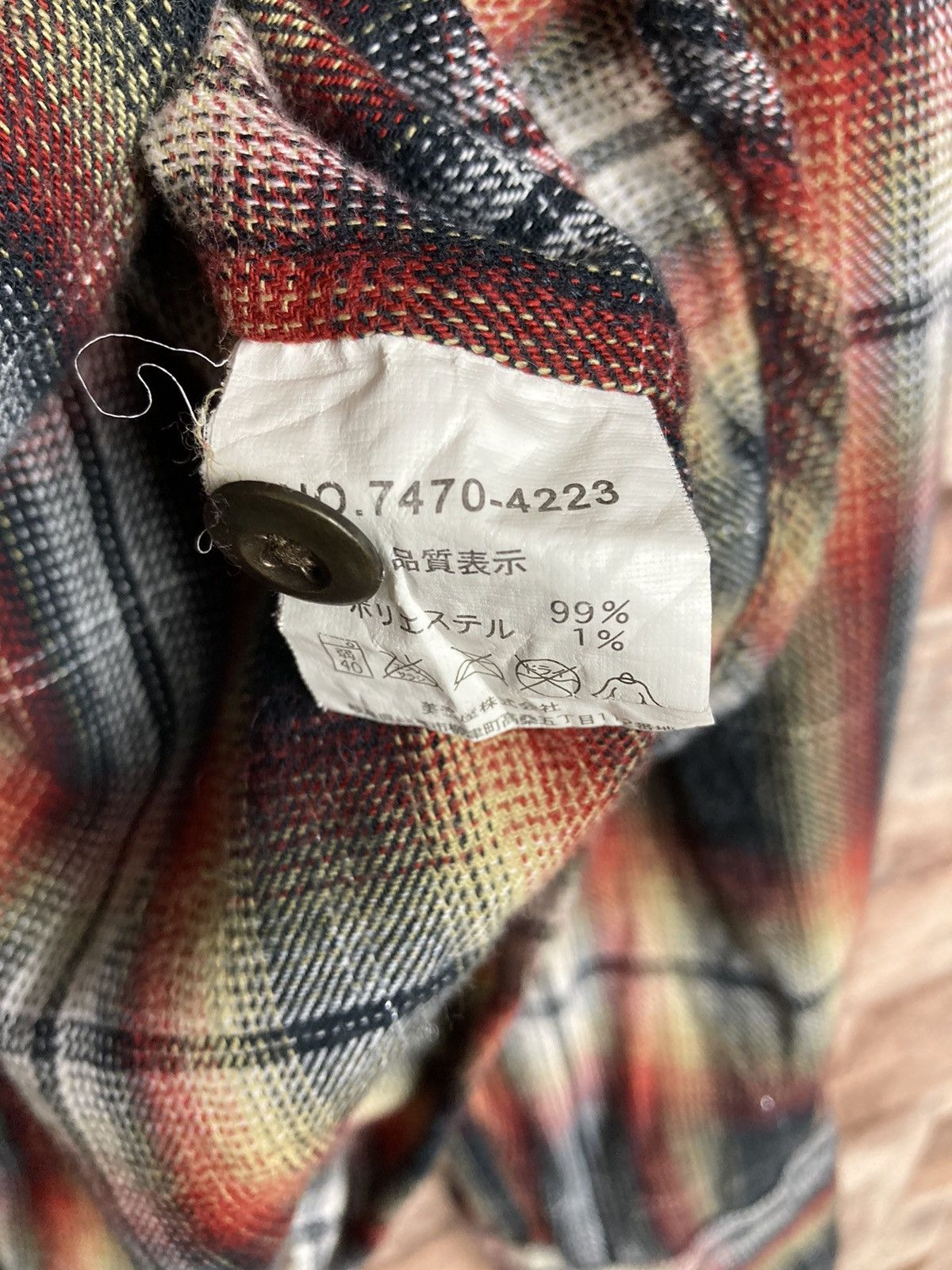 Flannel Smith’s American Chekered Flannel #T19-2 Size US L / EU 52-54 / 3 - 6 Thumbnail