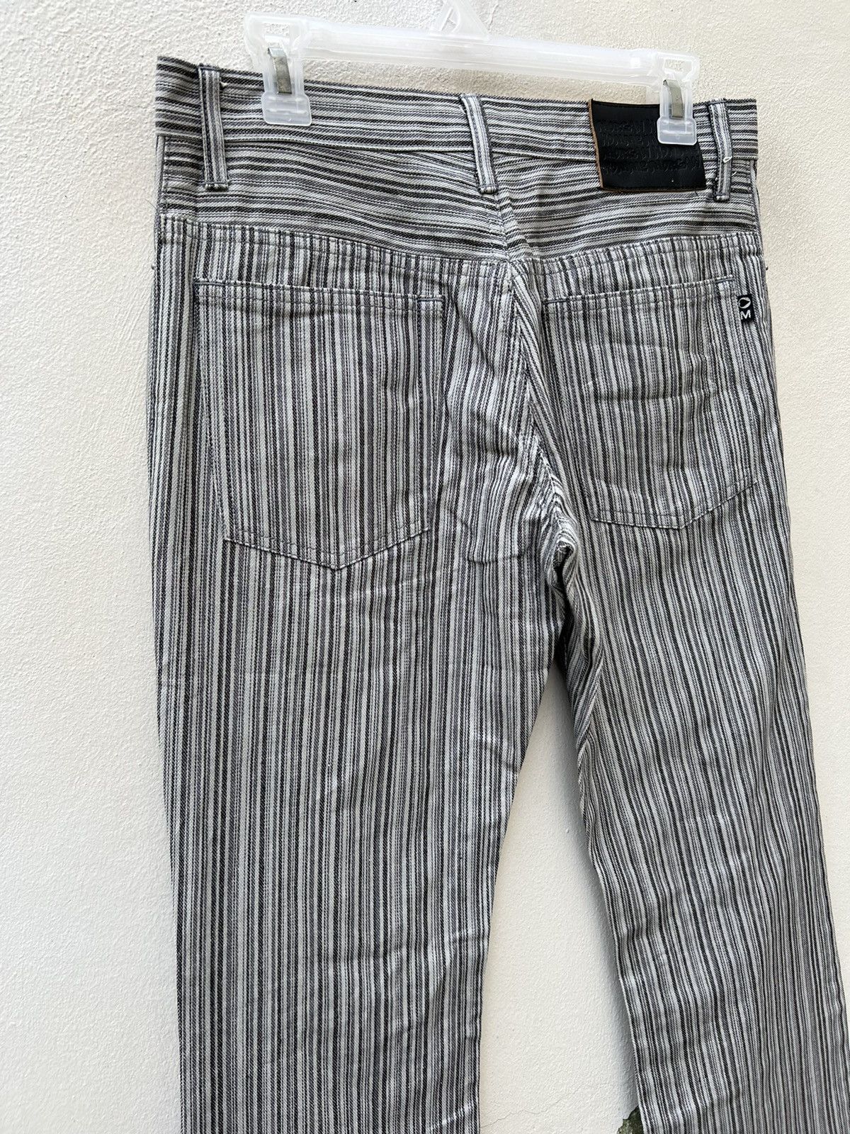 Morgan Homme Vintage Morgan Homme Japan Striped Flare Jeans Size US 30 / EU 46 - 12 Thumbnail