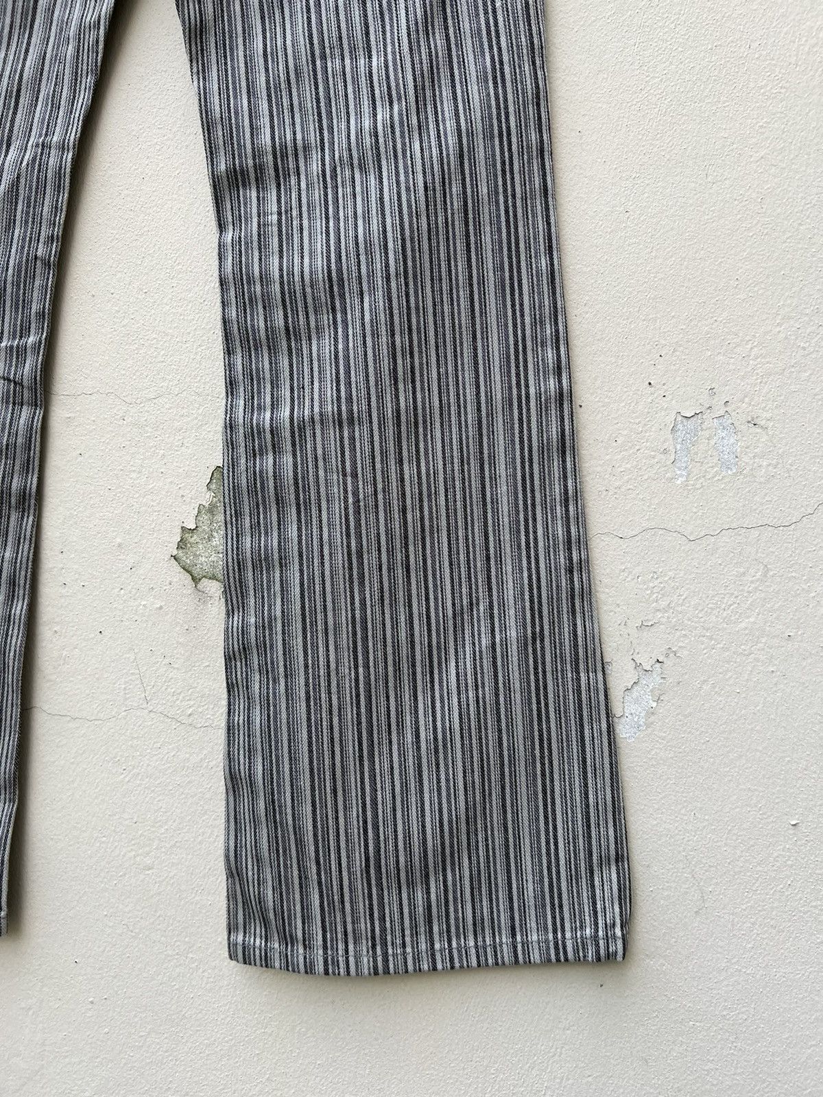 Morgan Homme Vintage Morgan Homme Japan Striped Flare Jeans Size US 30 / EU 46 - 16 Thumbnail
