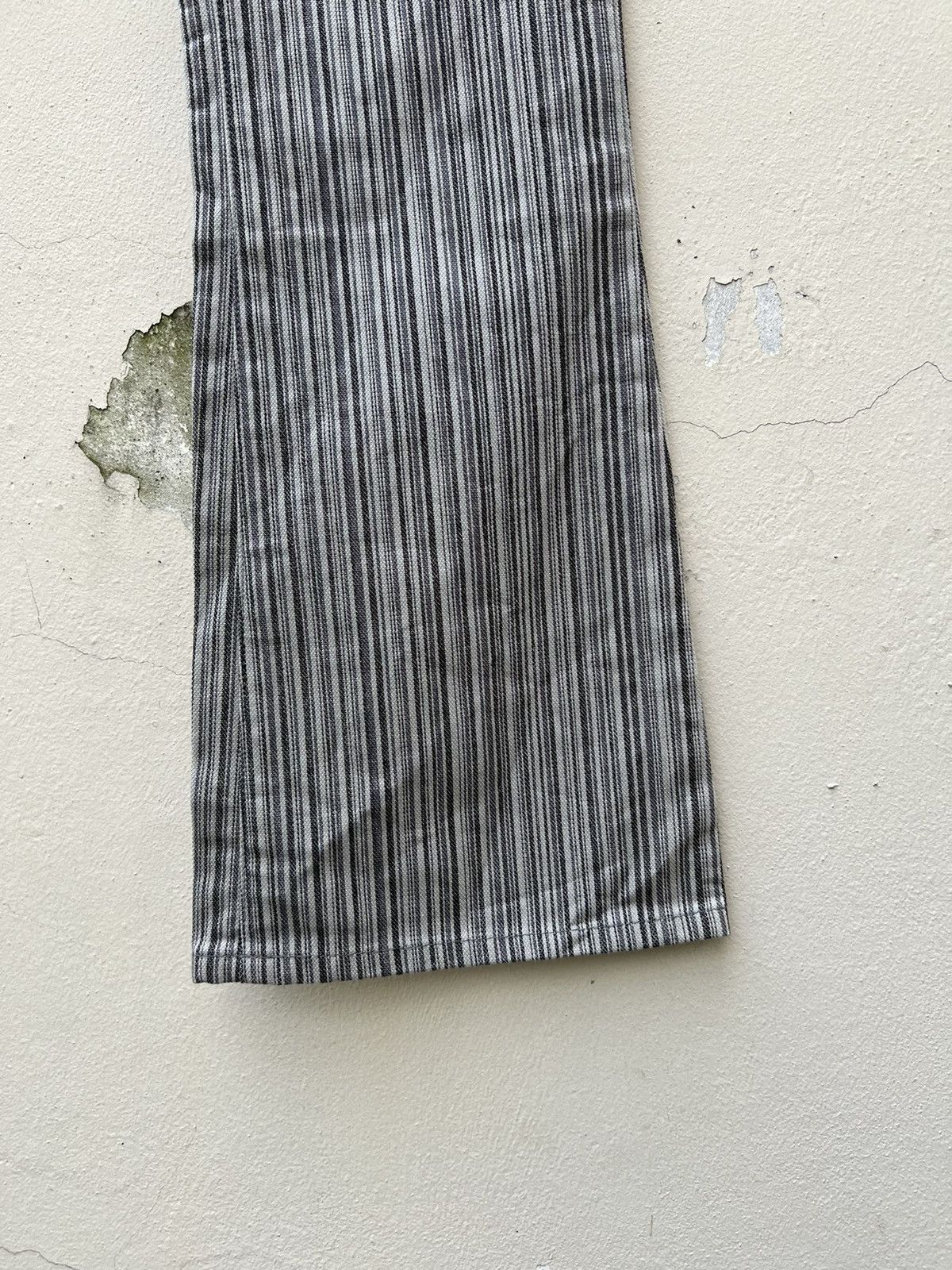 Morgan Homme Vintage Morgan Homme Japan Striped Flare Jeans Size US 30 / EU 46 - 10 Thumbnail