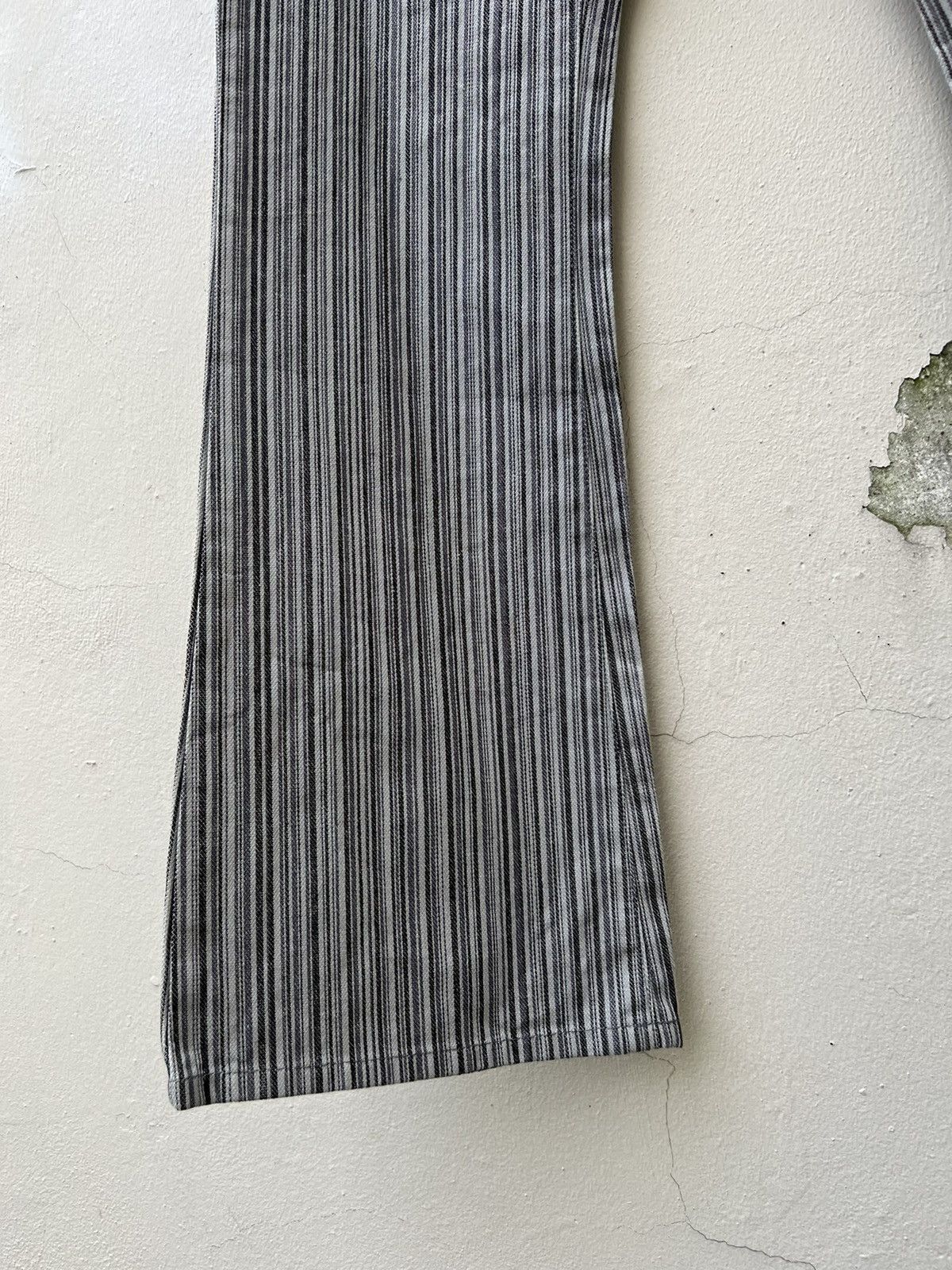 Morgan Homme Vintage Morgan Homme Japan Striped Flare Jeans Size US 30 / EU 46 - 7 Thumbnail