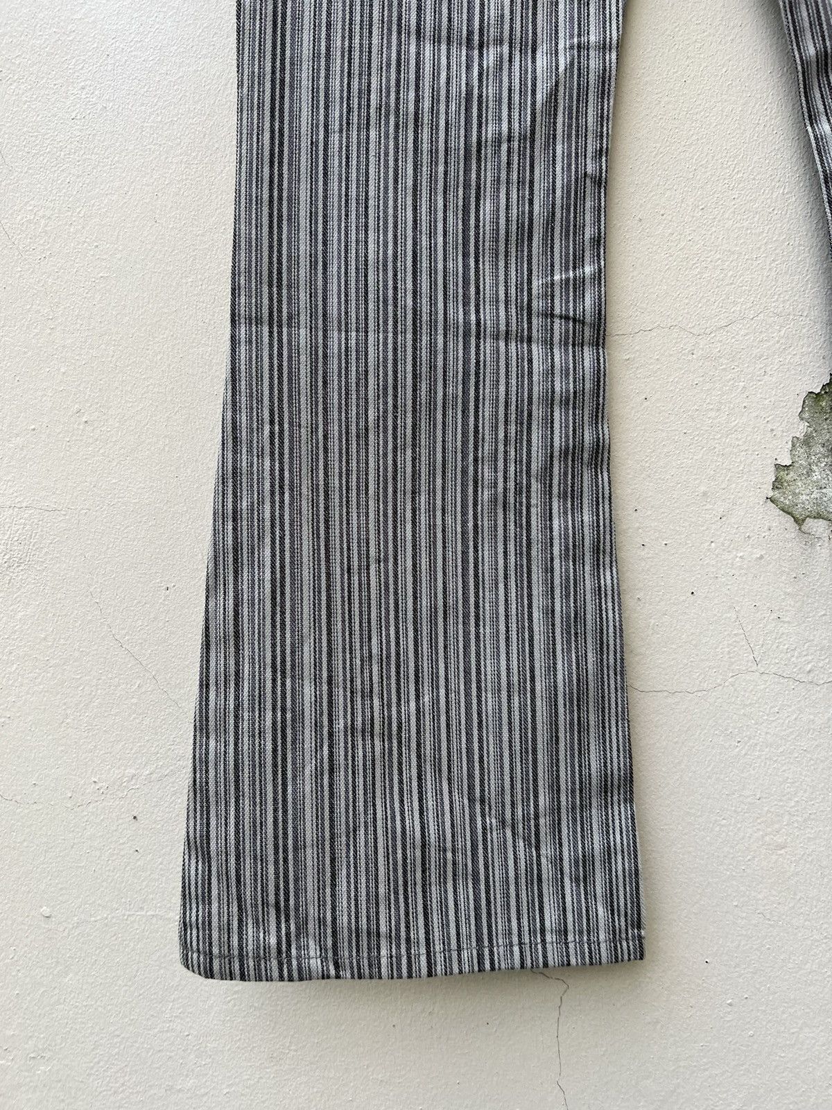Morgan Homme Vintage Morgan Homme Japan Striped Flare Jeans Size US 30 / EU 46 - 13 Thumbnail