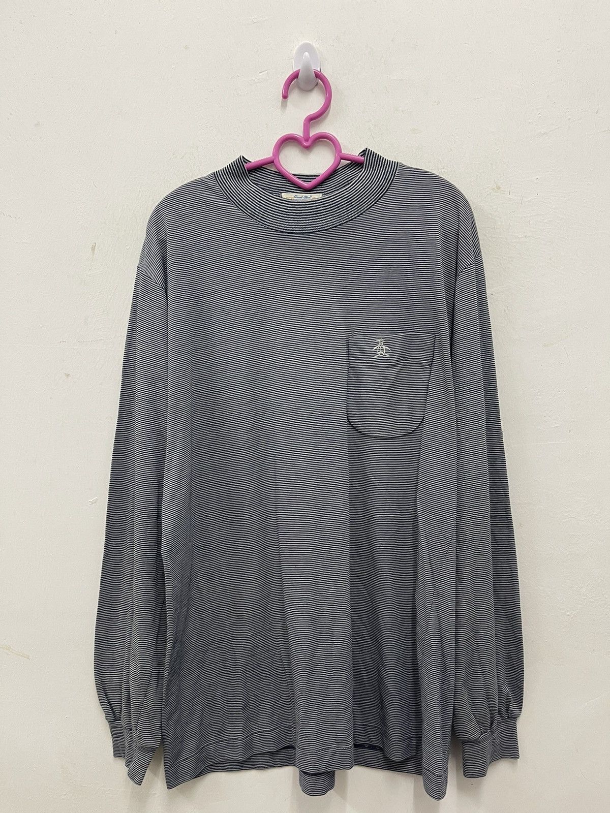 Grand Slam Rare Vintage MUNSINGWEAR Grand Slam Striped L/s Tee Size US L / EU 52-54 / 3 - 1 Thumbnail