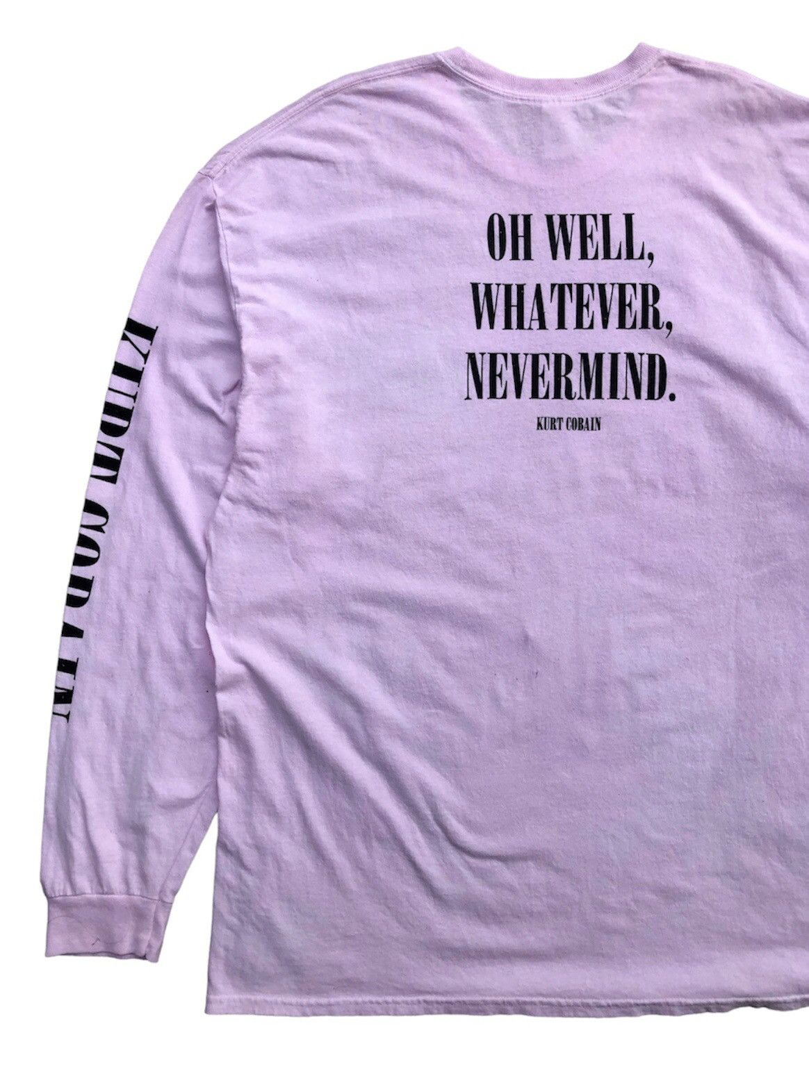 Kurt Cobain Nevermind Long Sleeve