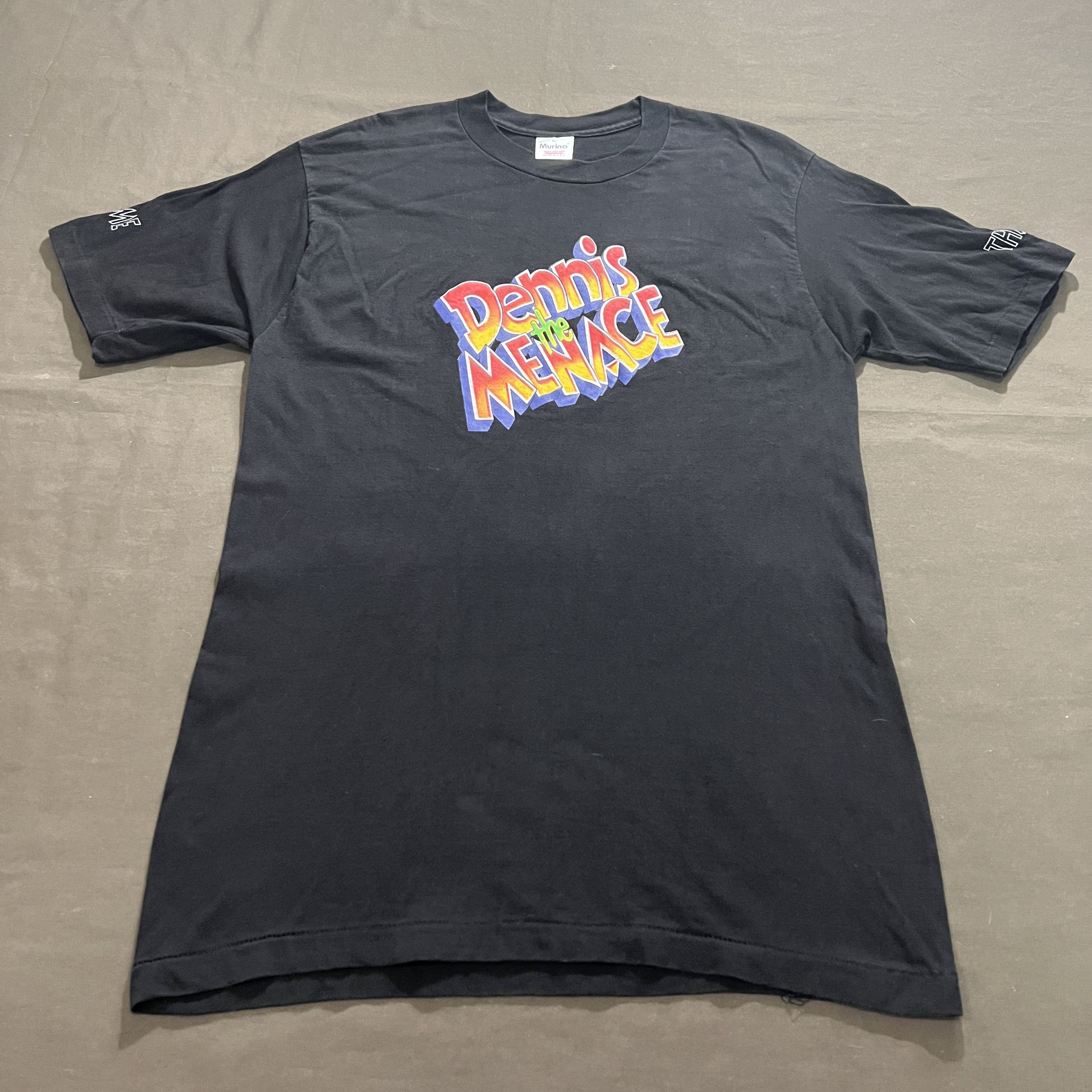 Cartoon Network × Vintage Vintage 90s Dennis the menace Movie Promo Tee Shirt Size US XL / EU 56 / 4 - 2 Thumbnail