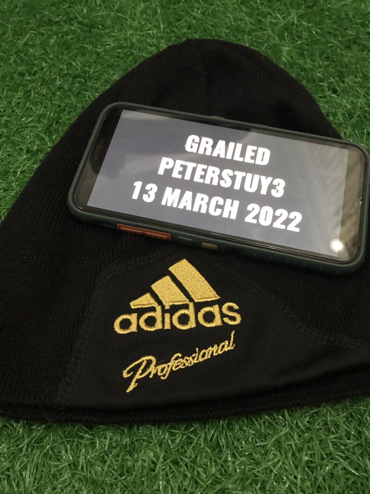 Adidas Adidas professional black beanie Size ONE SIZE - 6 Thumbnail