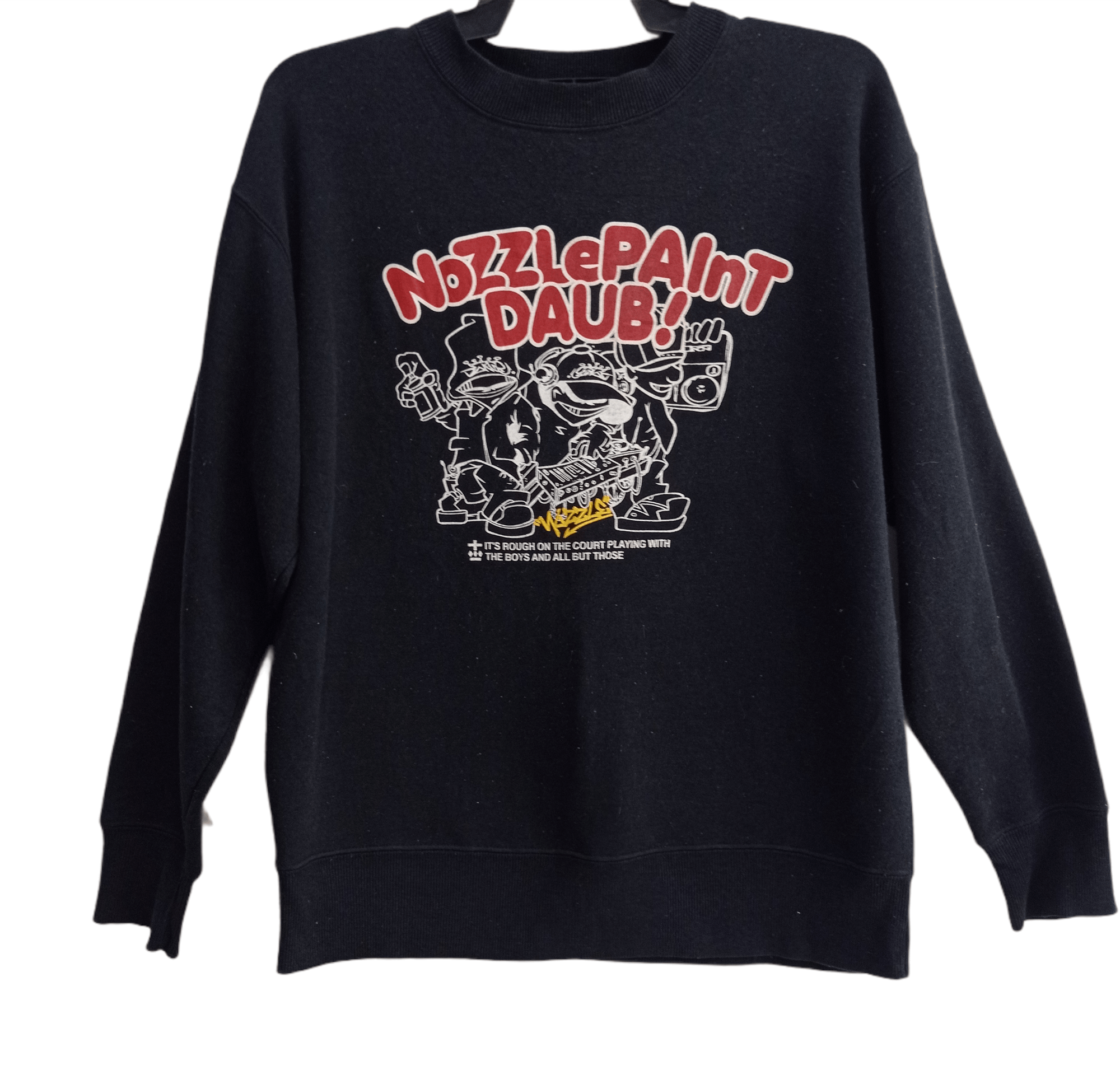 Japanese Brand OBLD Nozzle Paint Daub Sweatshirts Size US M / EU 48-50 / 2 - 1 Thumbnail