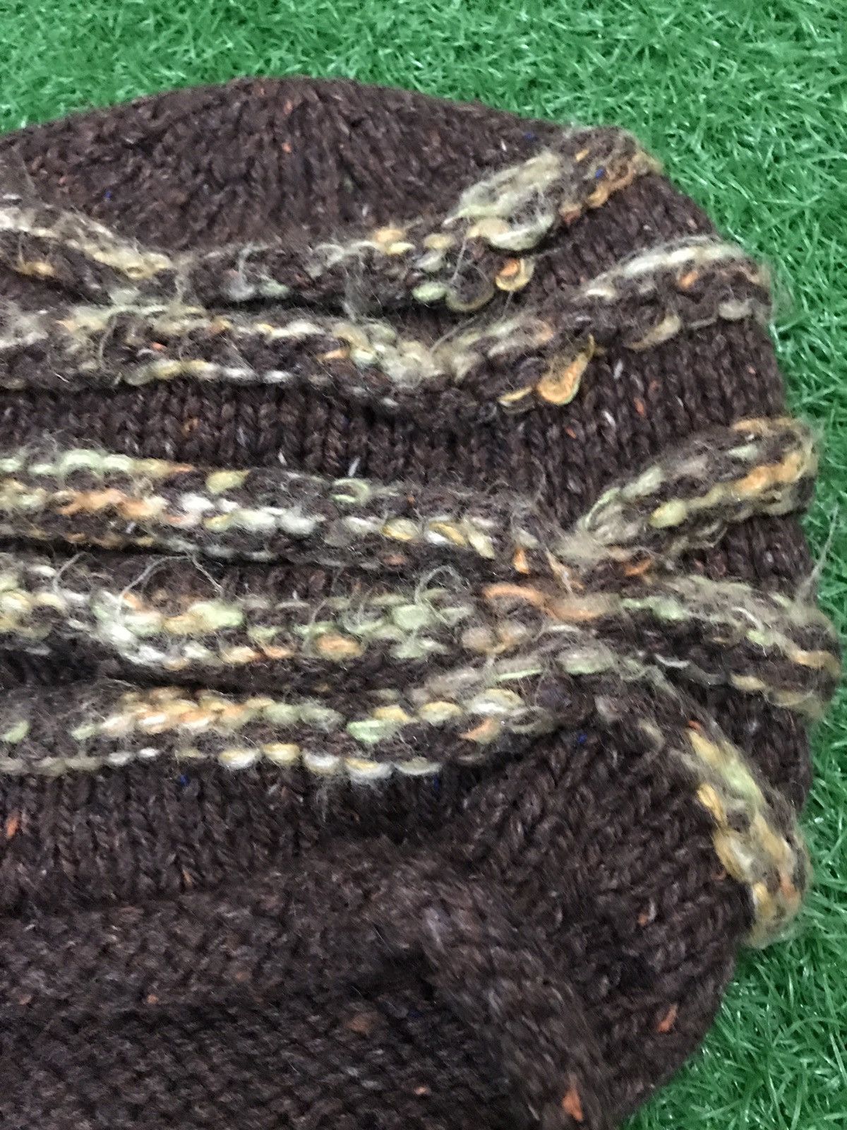 Japanese Brand Vintage cathchup knit beanie nice design Size ONE SIZE - 4 Thumbnail