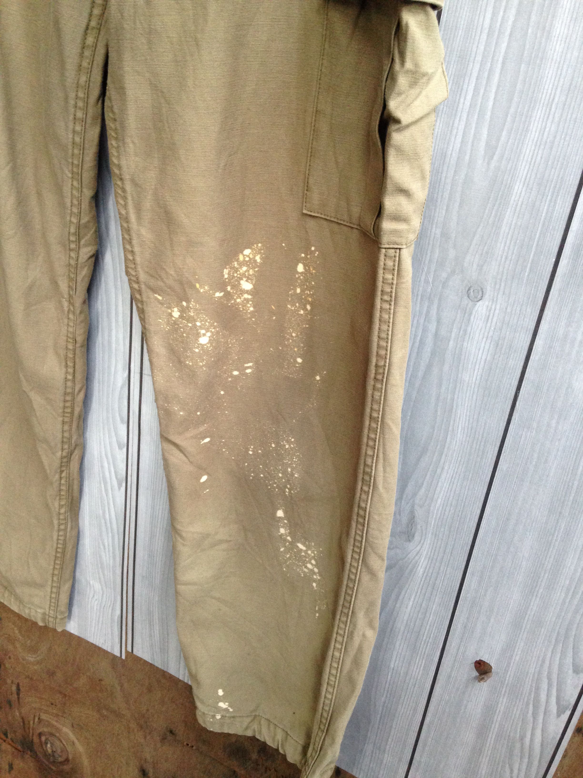 Stussy Stussy Bleach Sun Faded Cargo Olive Pant Size US 34 / EU 50 - 3 Thumbnail