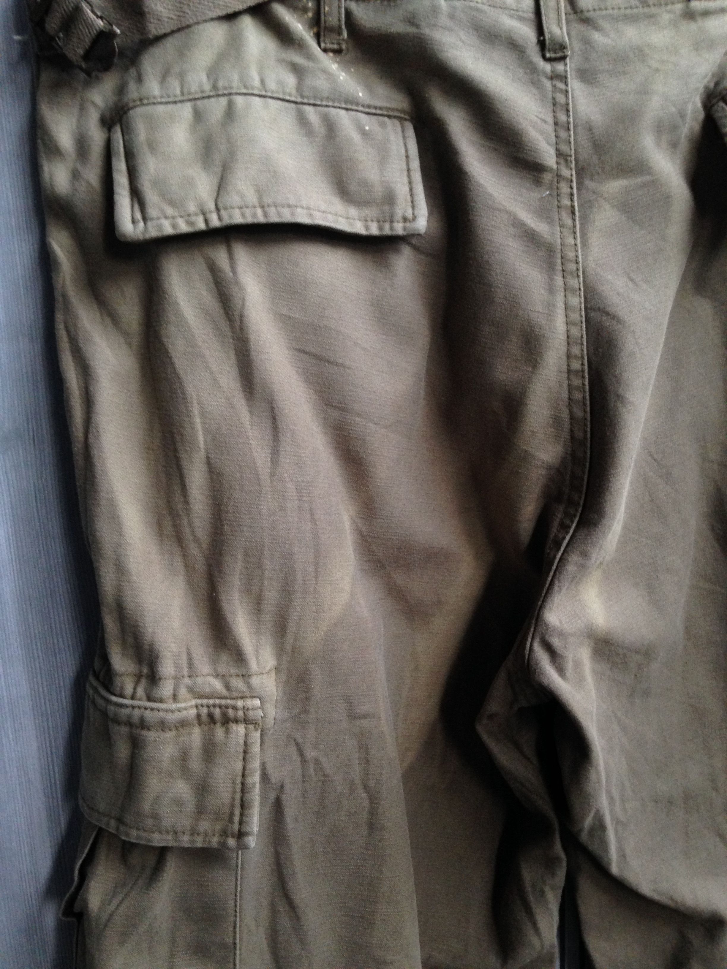 Stussy Stussy Bleach Sun Faded Cargo Olive Pant Size US 34 / EU 50 - 8 Thumbnail