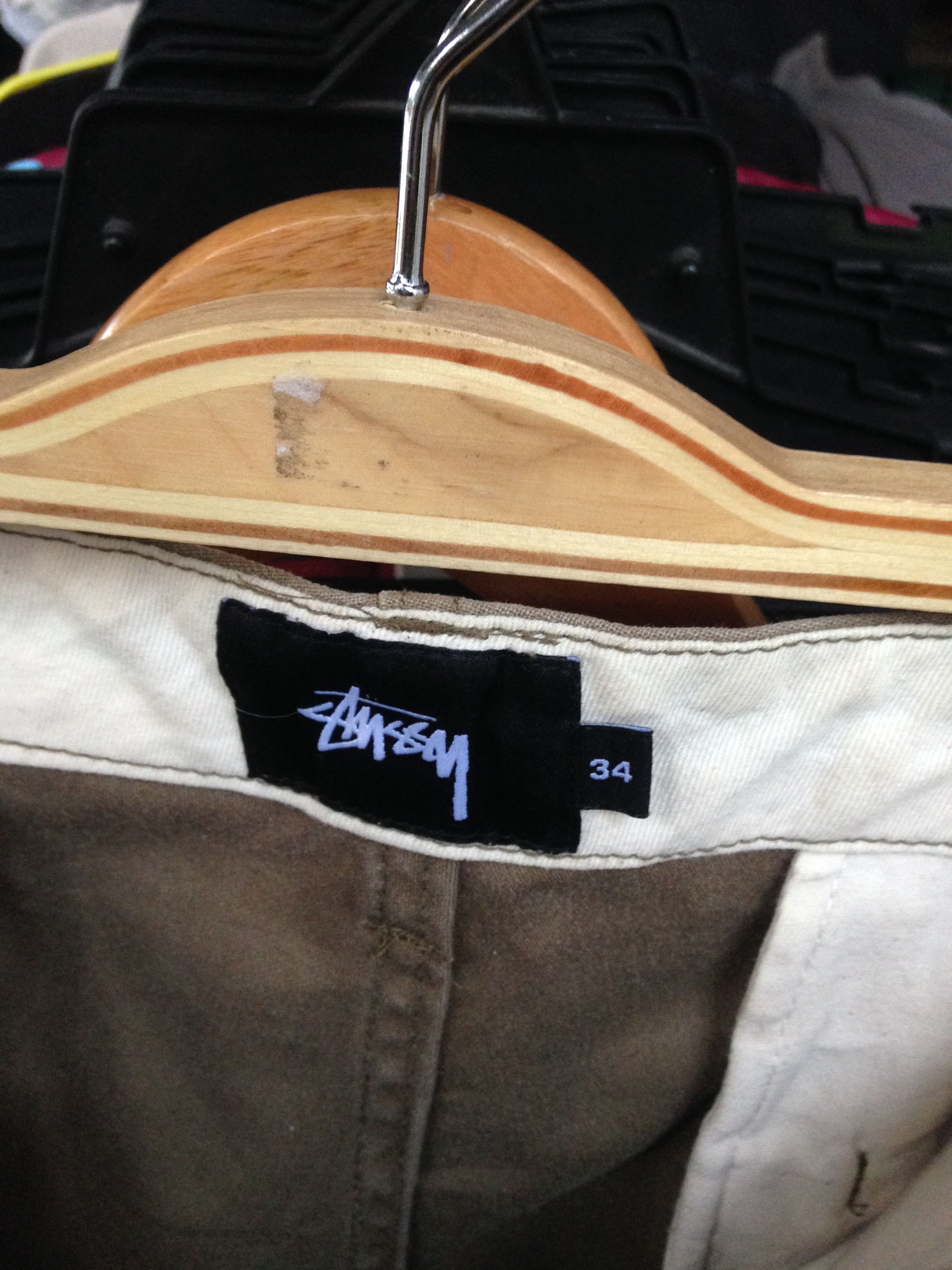 Stussy Stussy Bleach Sun Faded Cargo Olive Pant Size US 34 / EU 50 - 11 Thumbnail