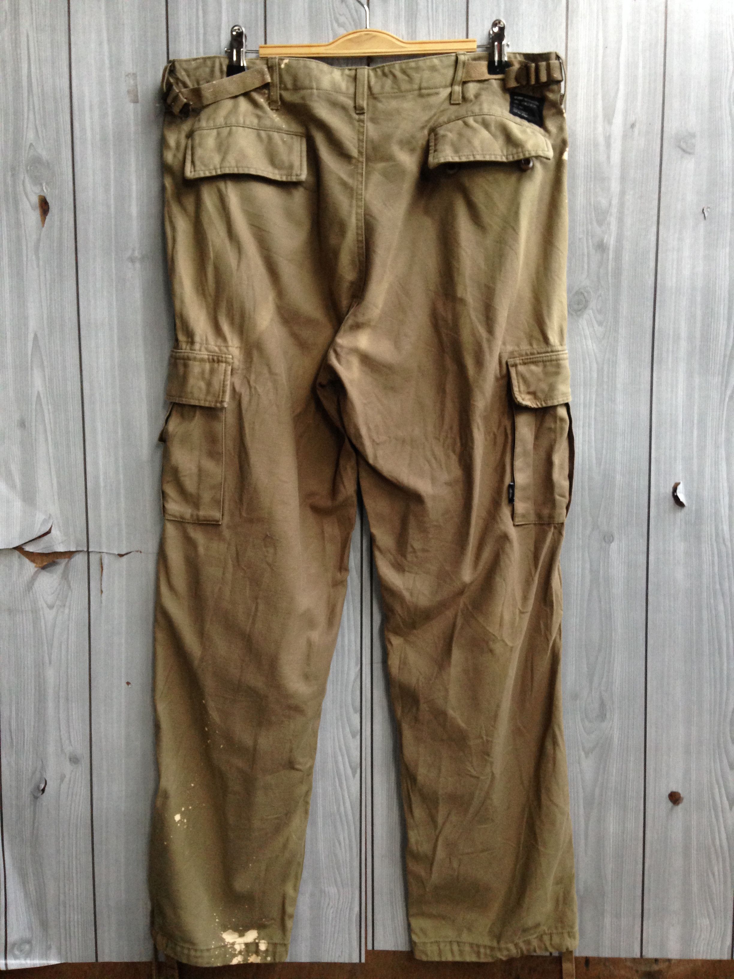 Stussy Stussy Bleach Sun Faded Cargo Olive Pant Size US 34 / EU 50 - 1 Thumbnail