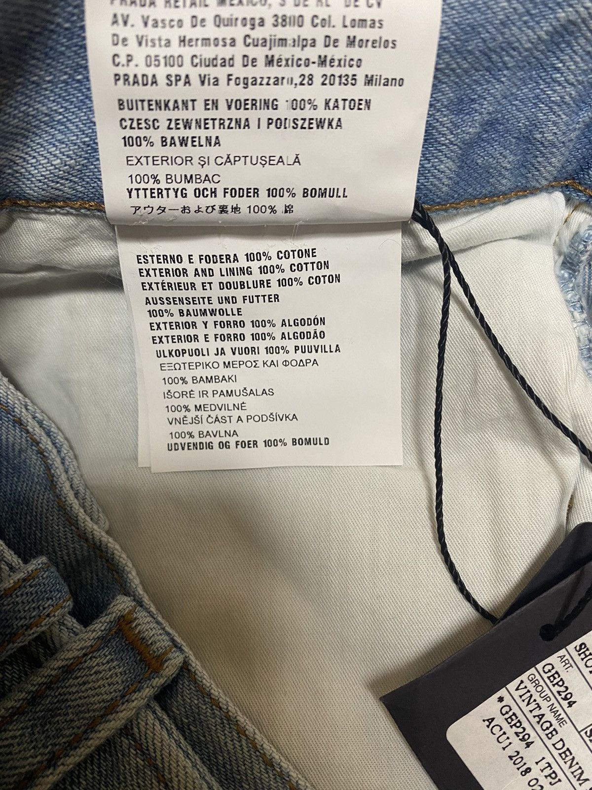 Prada SS19 runaway denim shorts Sz31 Size US 31 - 10 Thumbnail