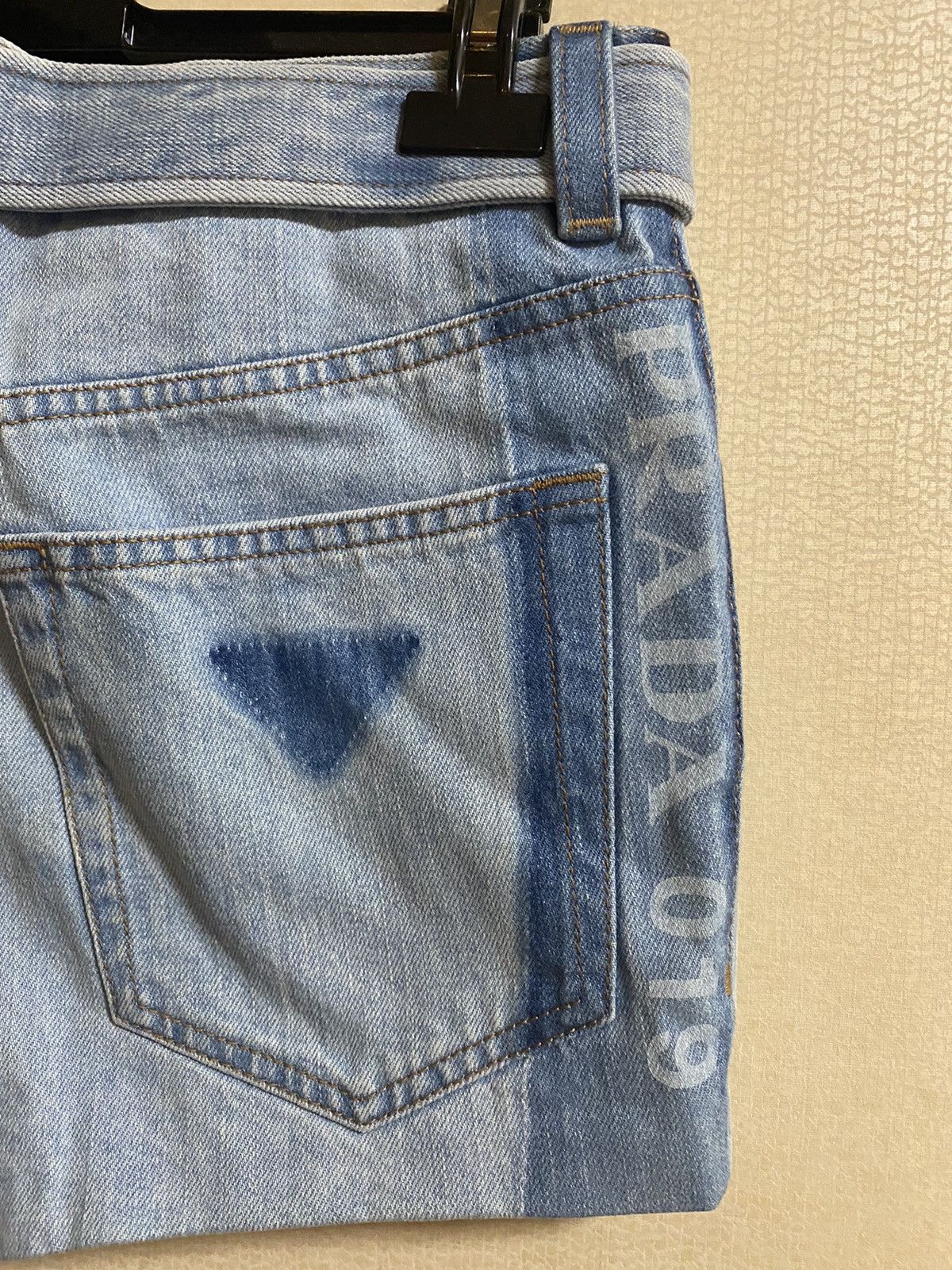 Prada SS19 runaway denim shorts Sz31 Size US 31 - 4 Thumbnail