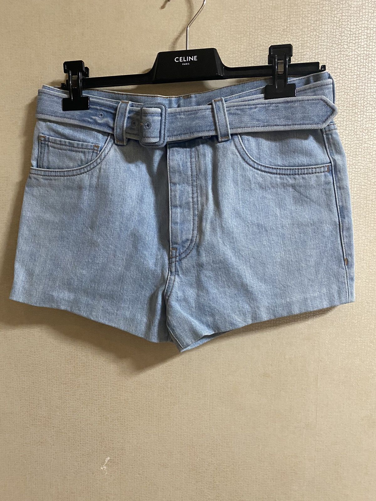 Prada SS19 runaway denim shorts Sz31 Size US 31 - 2 Thumbnail
