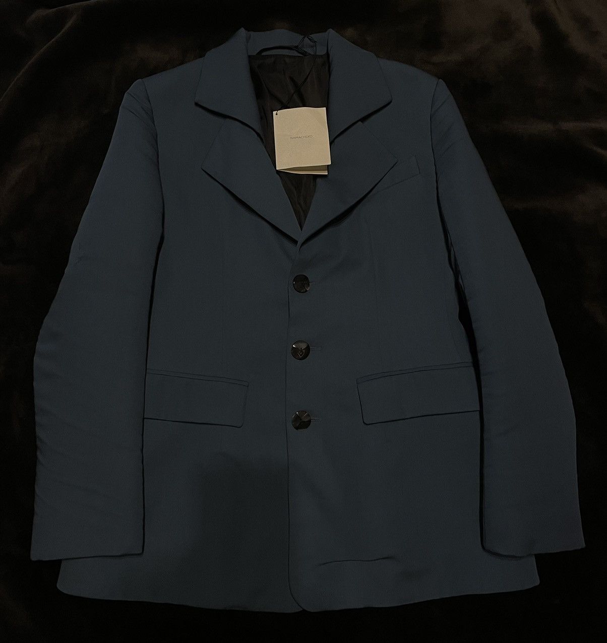 image of Namacheko Tuuwa Jacket Blazer in Teal, Men's (Size Small)