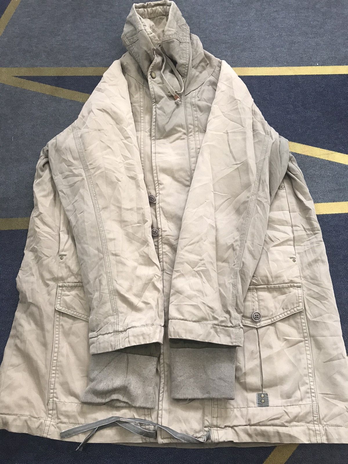 Diesel Vtg Sunfaded Diesel Jacket Hooded Rare Design Size US XS / EU 42 / 0 - 10 Thumbnail