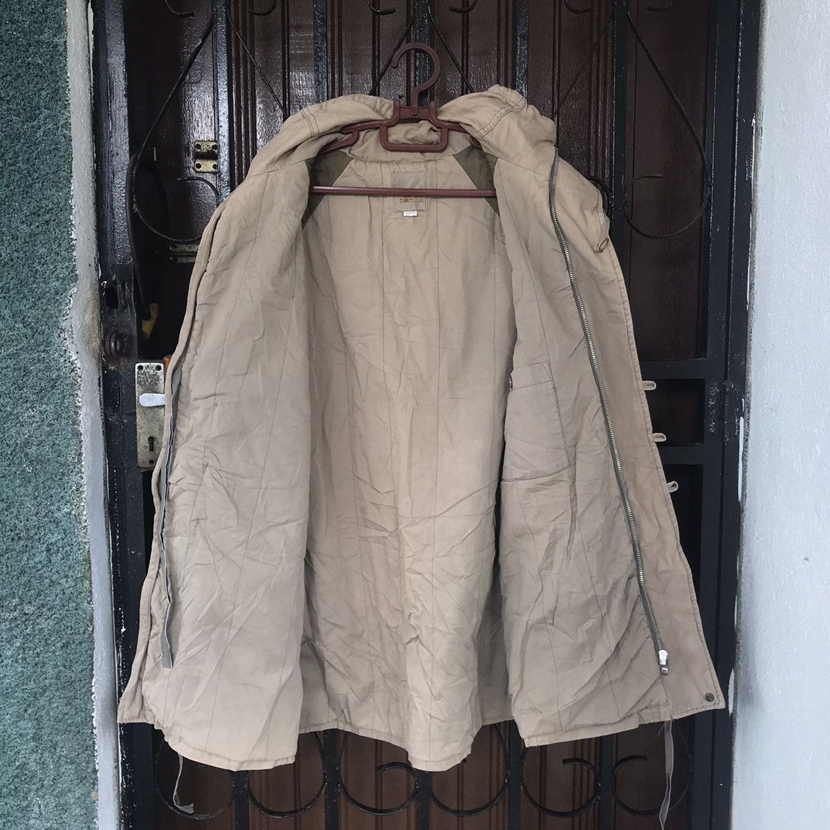 Diesel Vtg Sunfaded Diesel Jacket Hooded Rare Design Size US XS / EU 42 / 0 - 3 Thumbnail