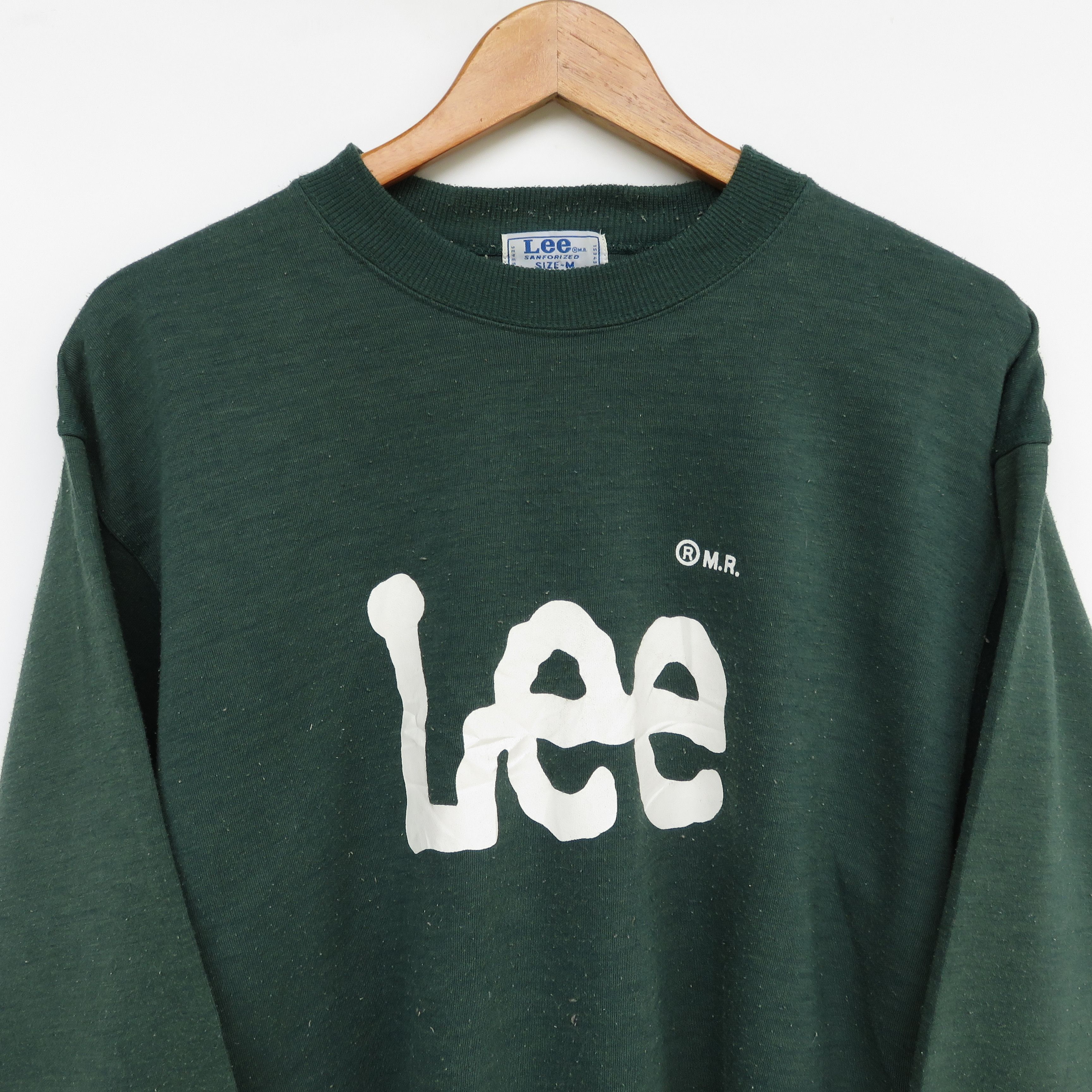 Lee × Vintage Vintage 90s Lee Crewneck Sweatshirt Size US M / EU 48-50 / 2 - 2 Thumbnail