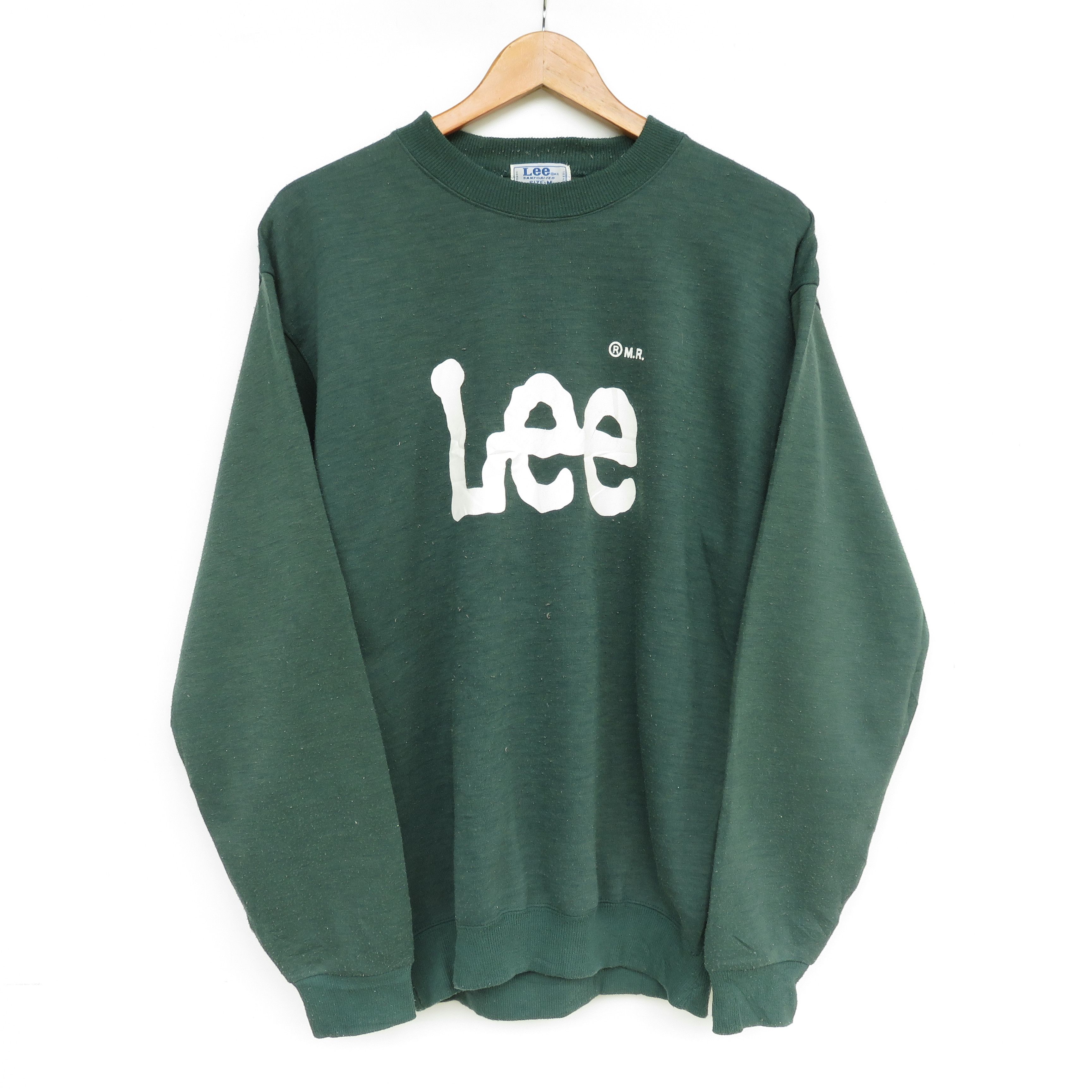Lee × Vintage Vintage 90s Lee Crewneck Sweatshirt Size US M / EU 48-50 / 2 - 1 Thumbnail