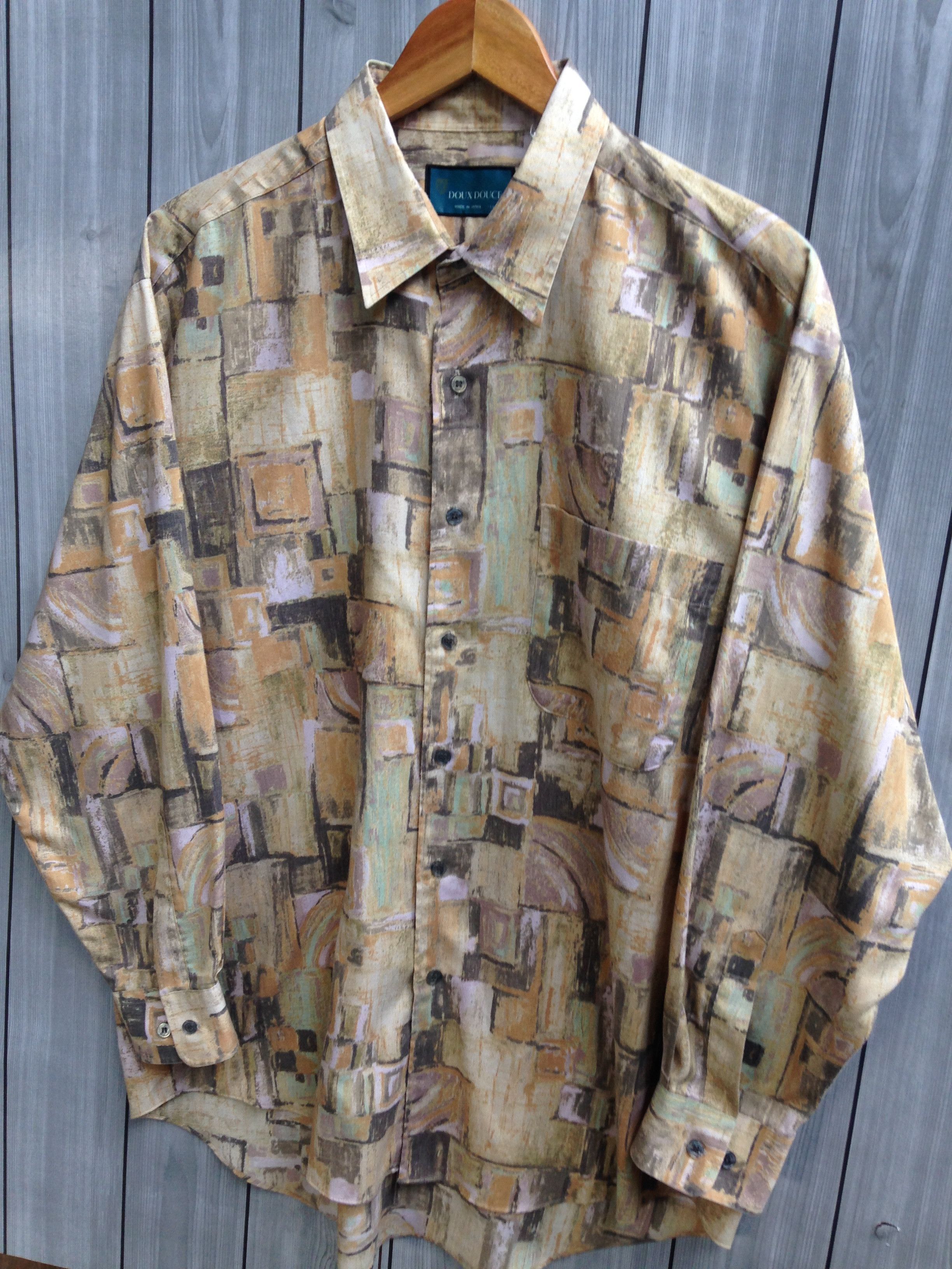 Japanese Brand × Vintage Doux Douce Vintage Art Pattern Japan Shirt Size US XL / EU 56 / 4 - 2 Thumbnail
