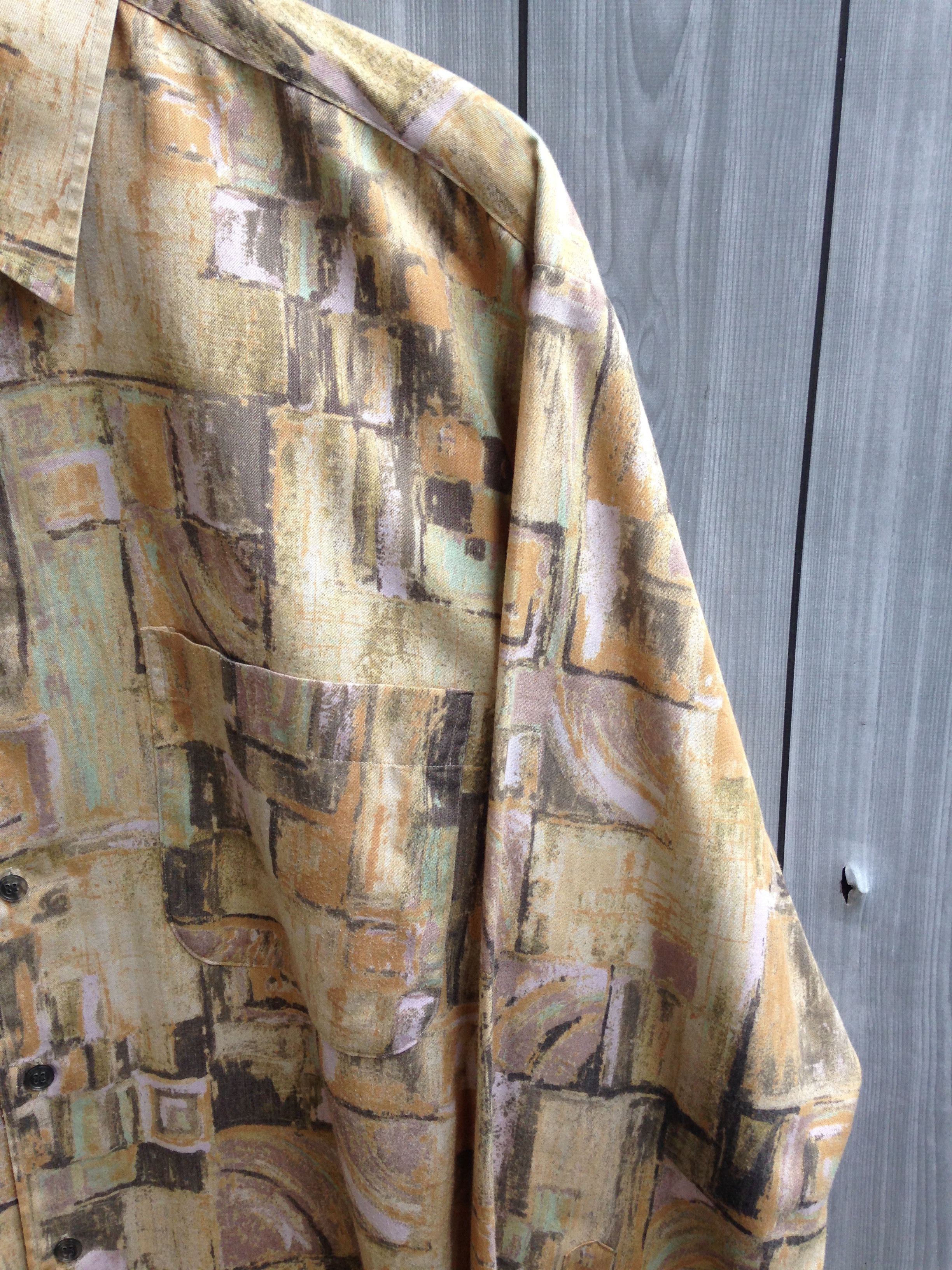 Japanese Brand × Vintage Doux Douce Vintage Art Pattern Japan Shirt Size US XL / EU 56 / 4 - 4 Thumbnail