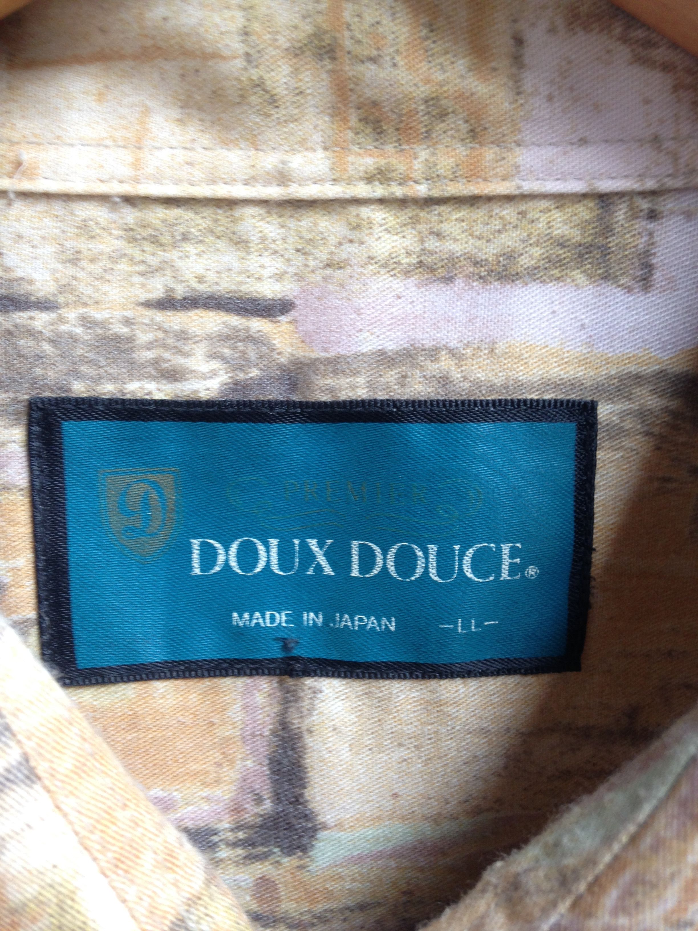 Japanese Brand × Vintage Doux Douce Vintage Art Pattern Japan Shirt Size US XL / EU 56 / 4 - 7 Thumbnail
