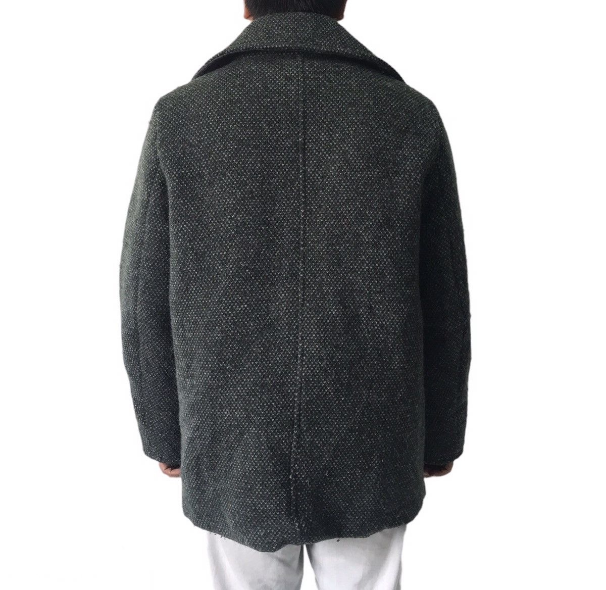 agnes b. 💥Double Collar Style Agnes B Homme Wool Coat Jacket Size US M / EU 48-50 / 2 - 3 Thumbnail