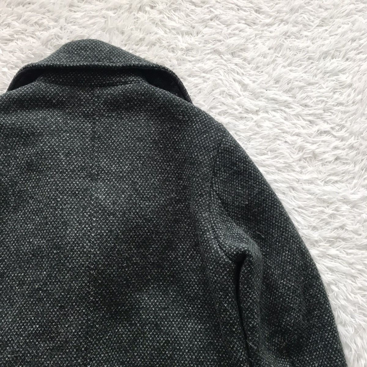 agnes b. 💥Double Collar Style Agnes B Homme Wool Coat Jacket Size US M / EU 48-50 / 2 - 13 Thumbnail