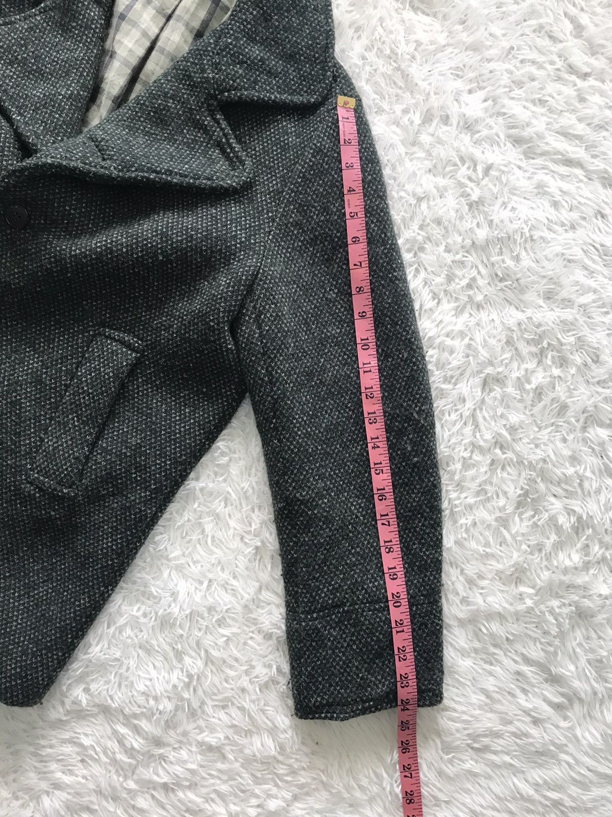 agnes b. 💥Double Collar Style Agnes B Homme Wool Coat Jacket Size US M / EU 48-50 / 2 - 19 Thumbnail
