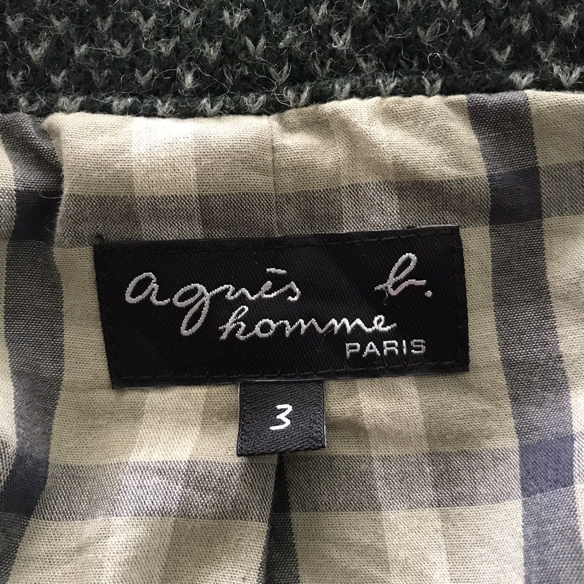 agnes b. 💥Double Collar Style Agnes B Homme Wool Coat Jacket Size US M / EU 48-50 / 2 - 20 Thumbnail