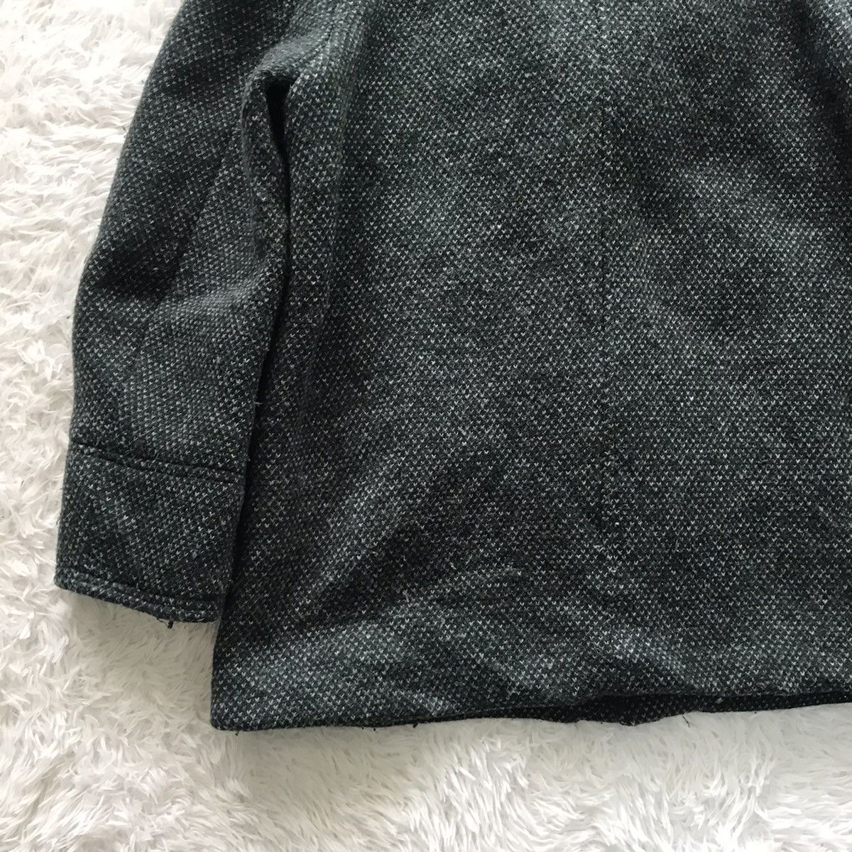 agnes b. 💥Double Collar Style Agnes B Homme Wool Coat Jacket Size US M / EU 48-50 / 2 - 11 Thumbnail