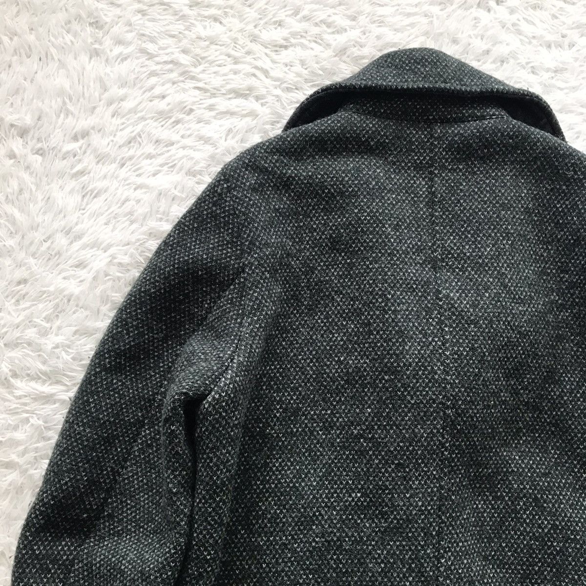agnes b. 💥Double Collar Style Agnes B Homme Wool Coat Jacket Size US M / EU 48-50 / 2 - 14 Thumbnail