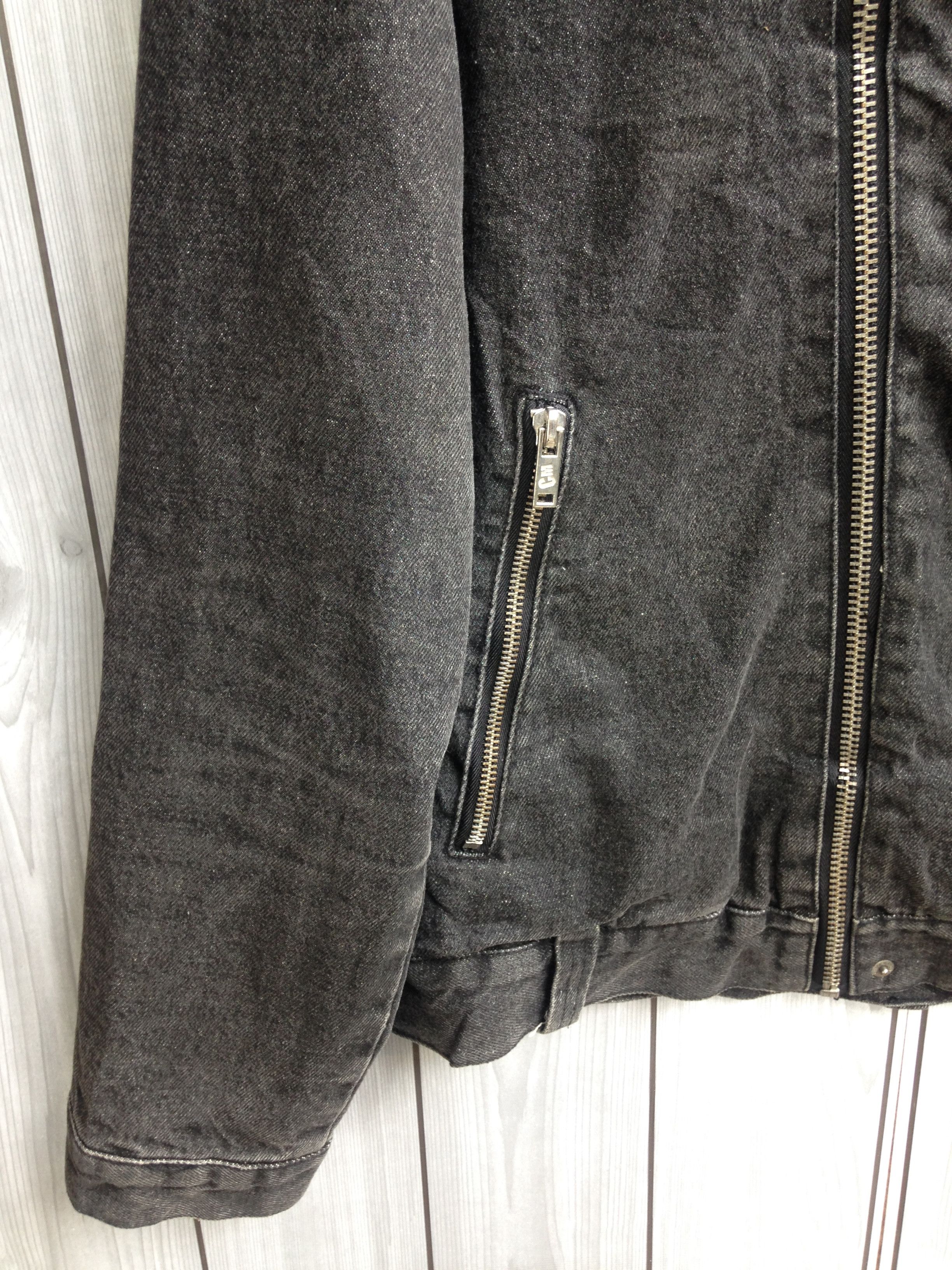 Cheap Monday Cheap Monday Jeo Biker Jacket Denim Grey Size US M / EU 48-50 / 2 - 6 Thumbnail