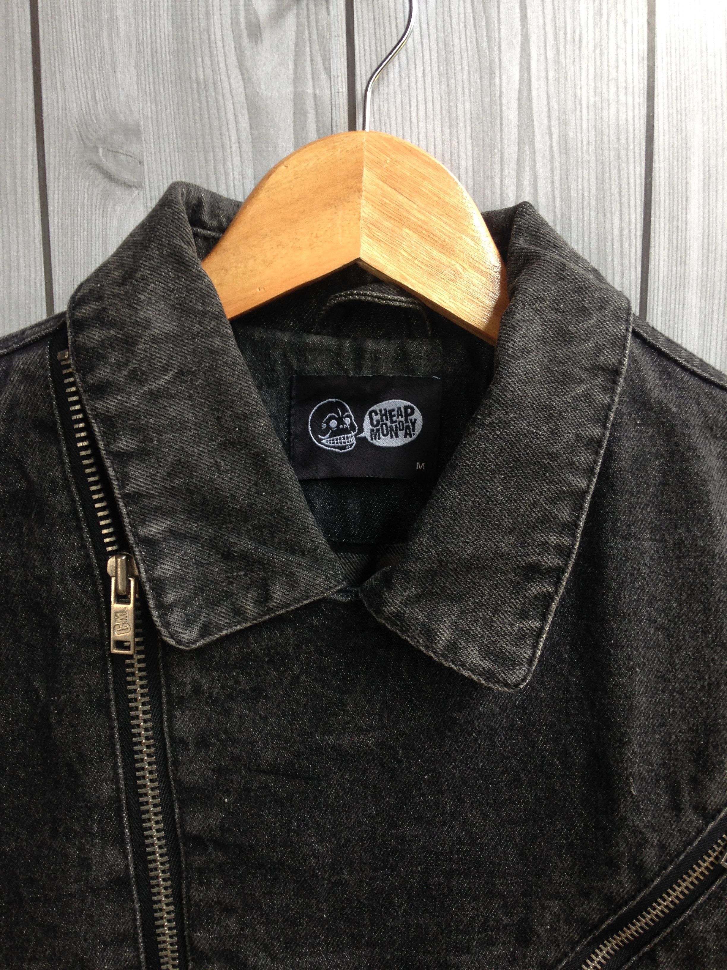 Cheap Monday Cheap Monday Jeo Biker Jacket Denim Grey Size US M / EU 48-50 / 2 - 7 Thumbnail