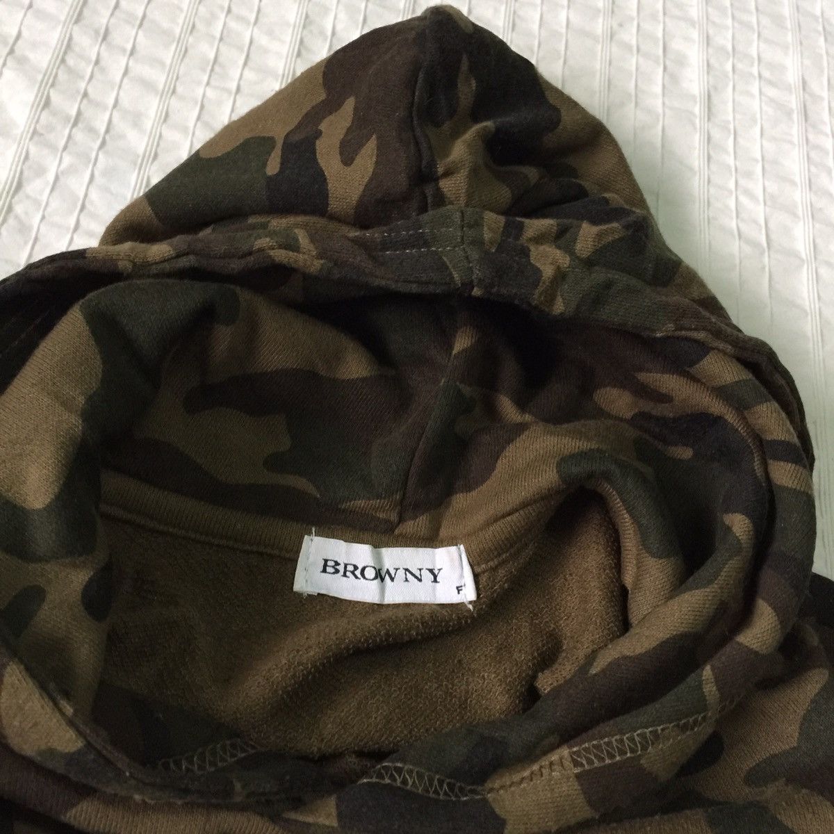 Japanese Brand Browny hoodie camouflage spellout Battle New York Size US M / EU 48-50 / 2 - 8 Thumbnail