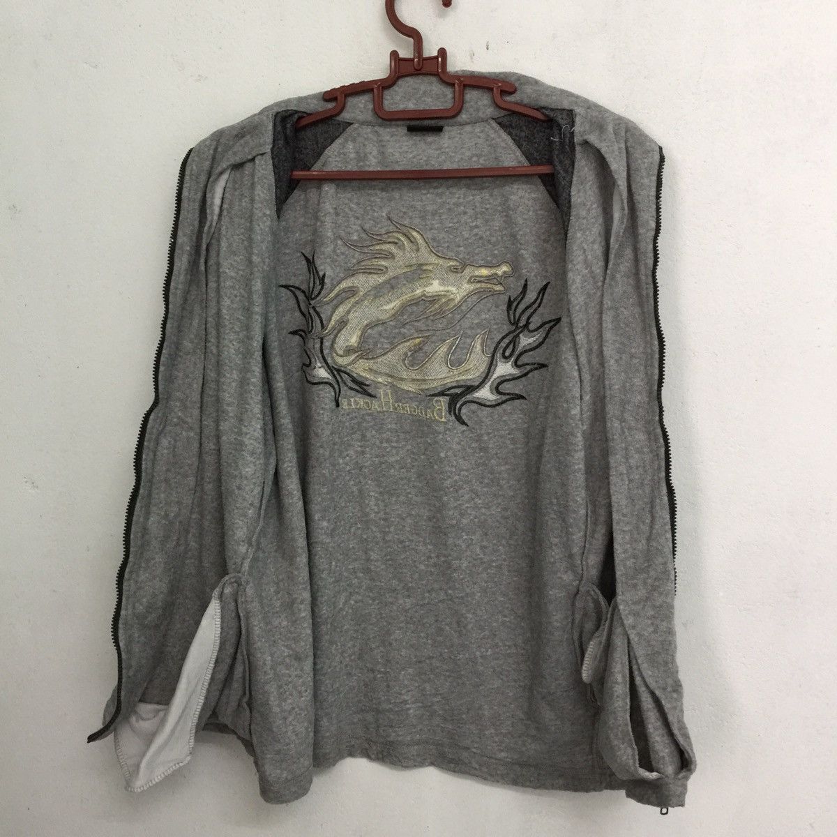 Japanese Brand Vintage Embroidered Dragon Badger hackle Jacket Size US M / EU 48-50 / 2 - 8 Thumbnail
