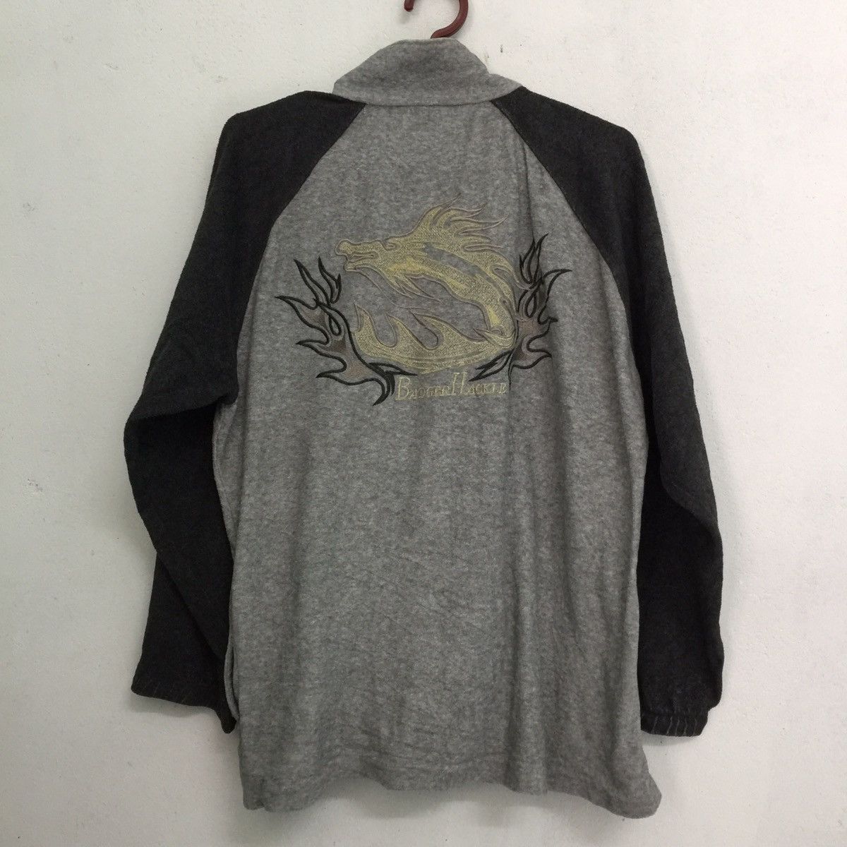 Japanese Brand Vintage Embroidered Dragon Badger hackle Jacket Size US M / EU 48-50 / 2 - 1 Thumbnail