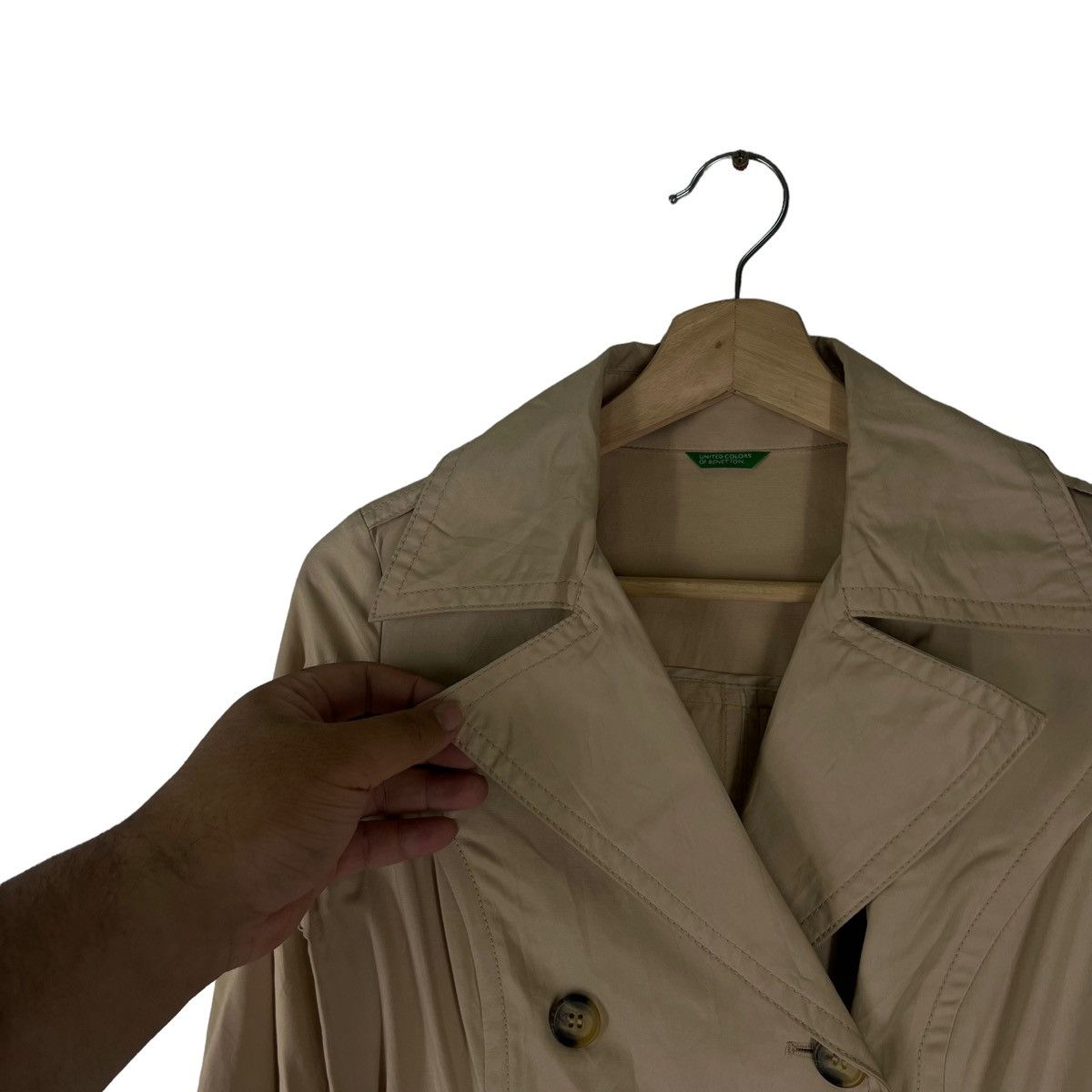 Designer × Japanese Brand VINTAGE UCOB TRENCH COAT JACKET DOUBLE BREAST Size S / US 4 / IT 40 - 4 Thumbnail