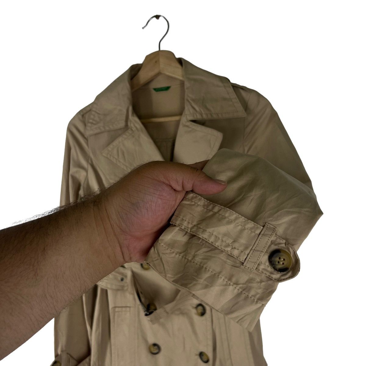 Designer × Japanese Brand VINTAGE UCOB TRENCH COAT JACKET DOUBLE BREAST Size S / US 4 / IT 40 - 2 Thumbnail