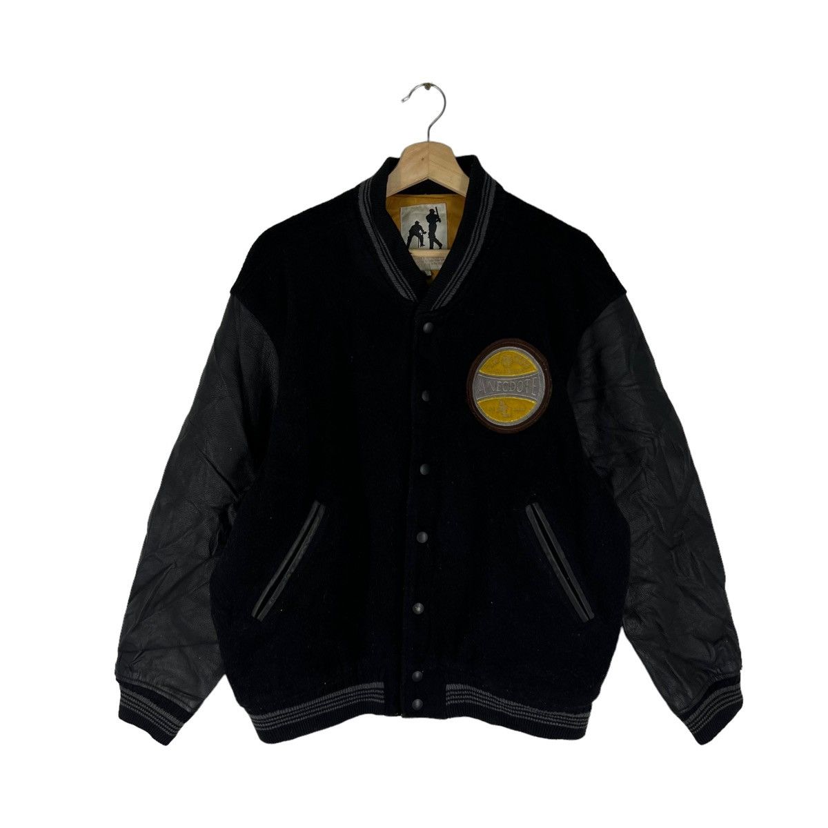 Japanese Brand VINTAGE VARSITY JACKET LEATHER ZUT PETIT INSPIRE BAPE Size US L / EU 52-54 / 3 - 2 Thumbnail