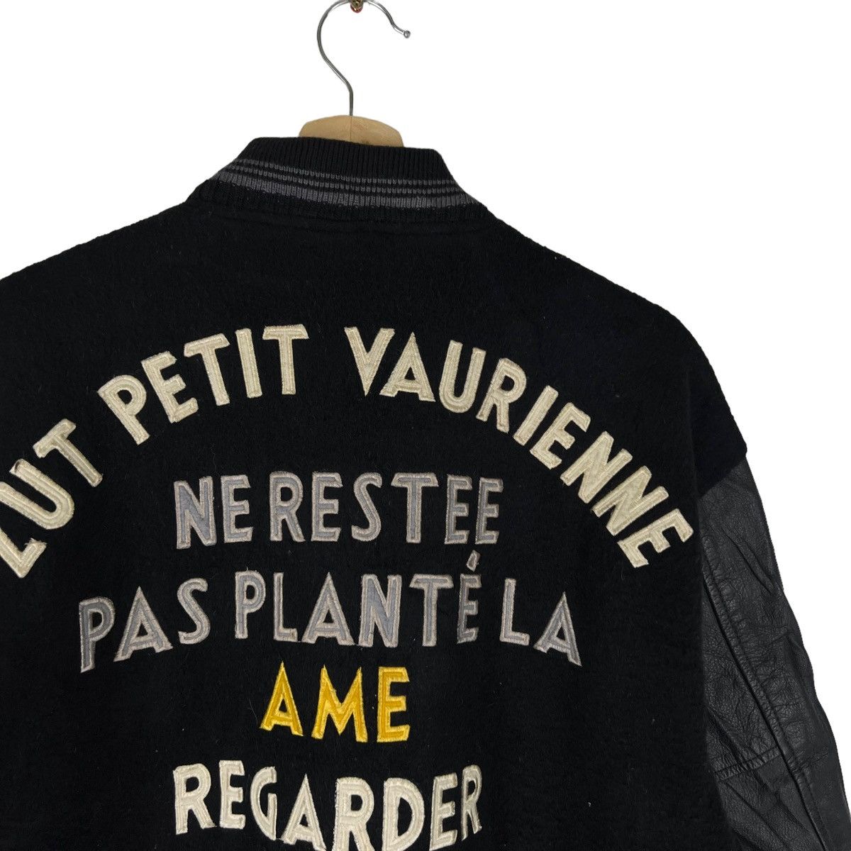 Japanese Brand VINTAGE VARSITY JACKET LEATHER ZUT PETIT INSPIRE BAPE Size US L / EU 52-54 / 3 - 10 Thumbnail