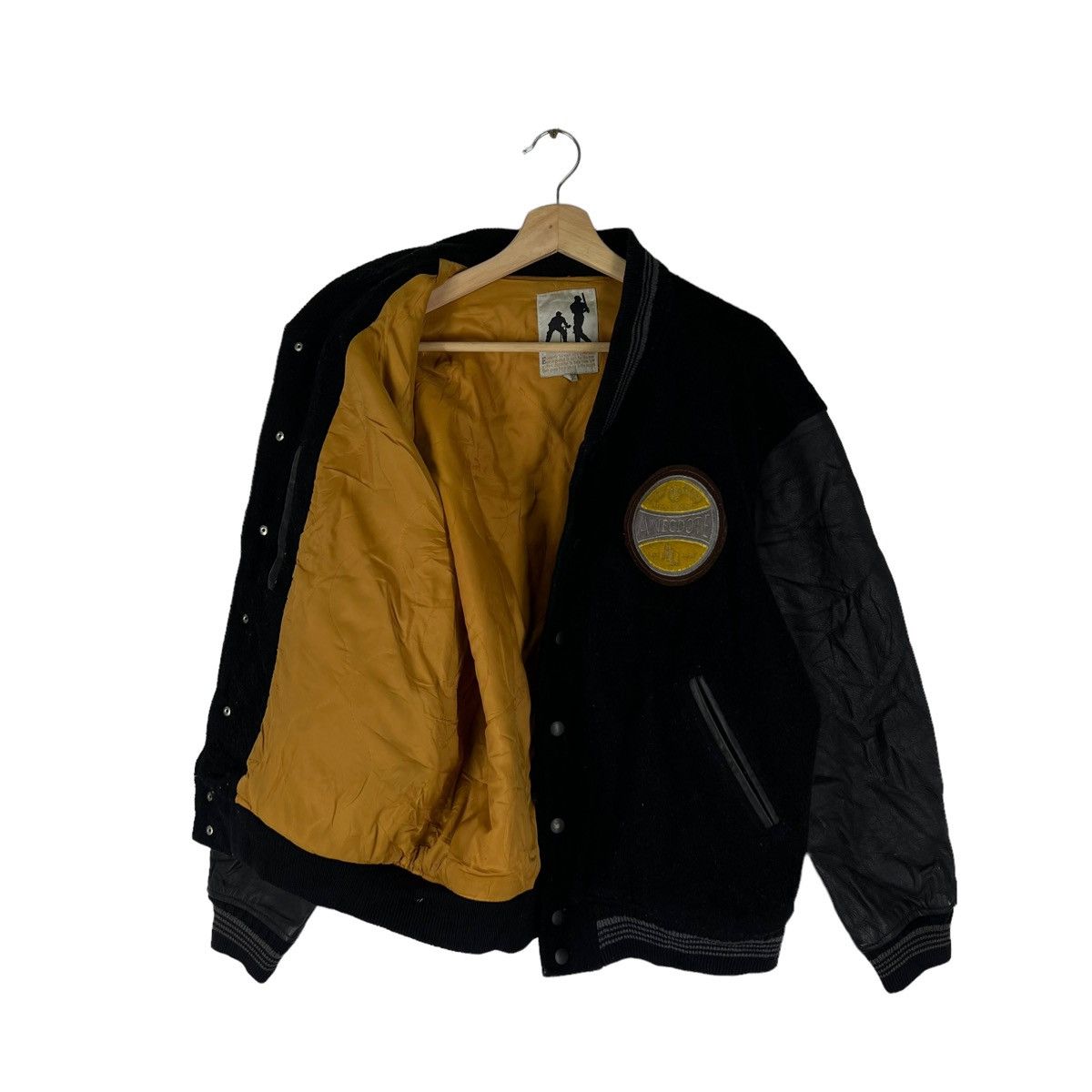 Japanese Brand VINTAGE VARSITY JACKET LEATHER ZUT PETIT INSPIRE BAPE Size US L / EU 52-54 / 3 - 9 Thumbnail