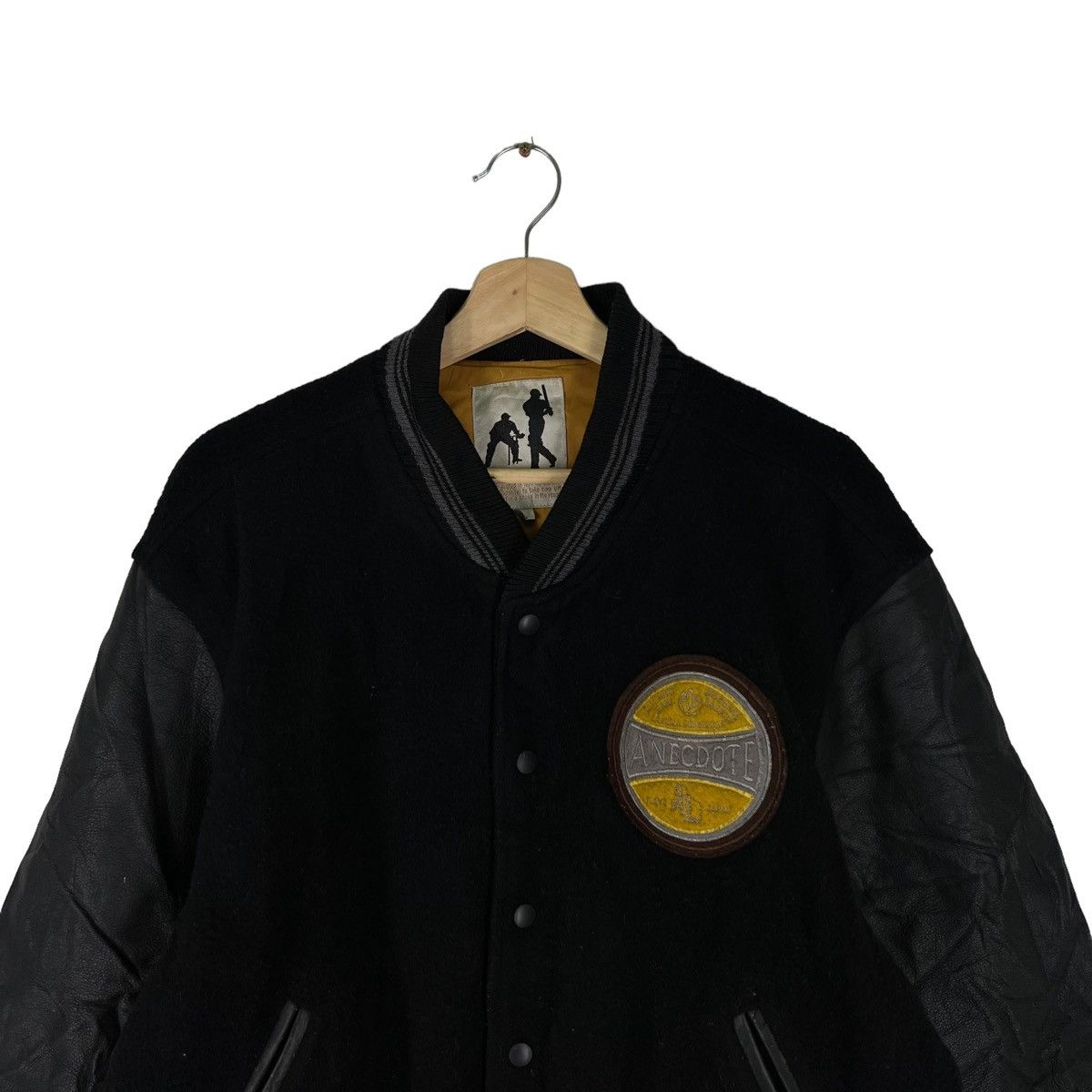 Japanese Brand VINTAGE VARSITY JACKET LEATHER ZUT PETIT INSPIRE BAPE Size US L / EU 52-54 / 3 - 4 Thumbnail