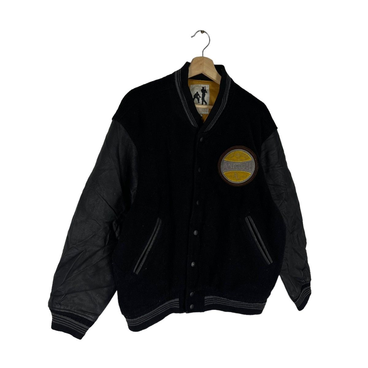 Japanese Brand VINTAGE VARSITY JACKET LEATHER ZUT PETIT INSPIRE BAPE Size US L / EU 52-54 / 3 - 3 Thumbnail