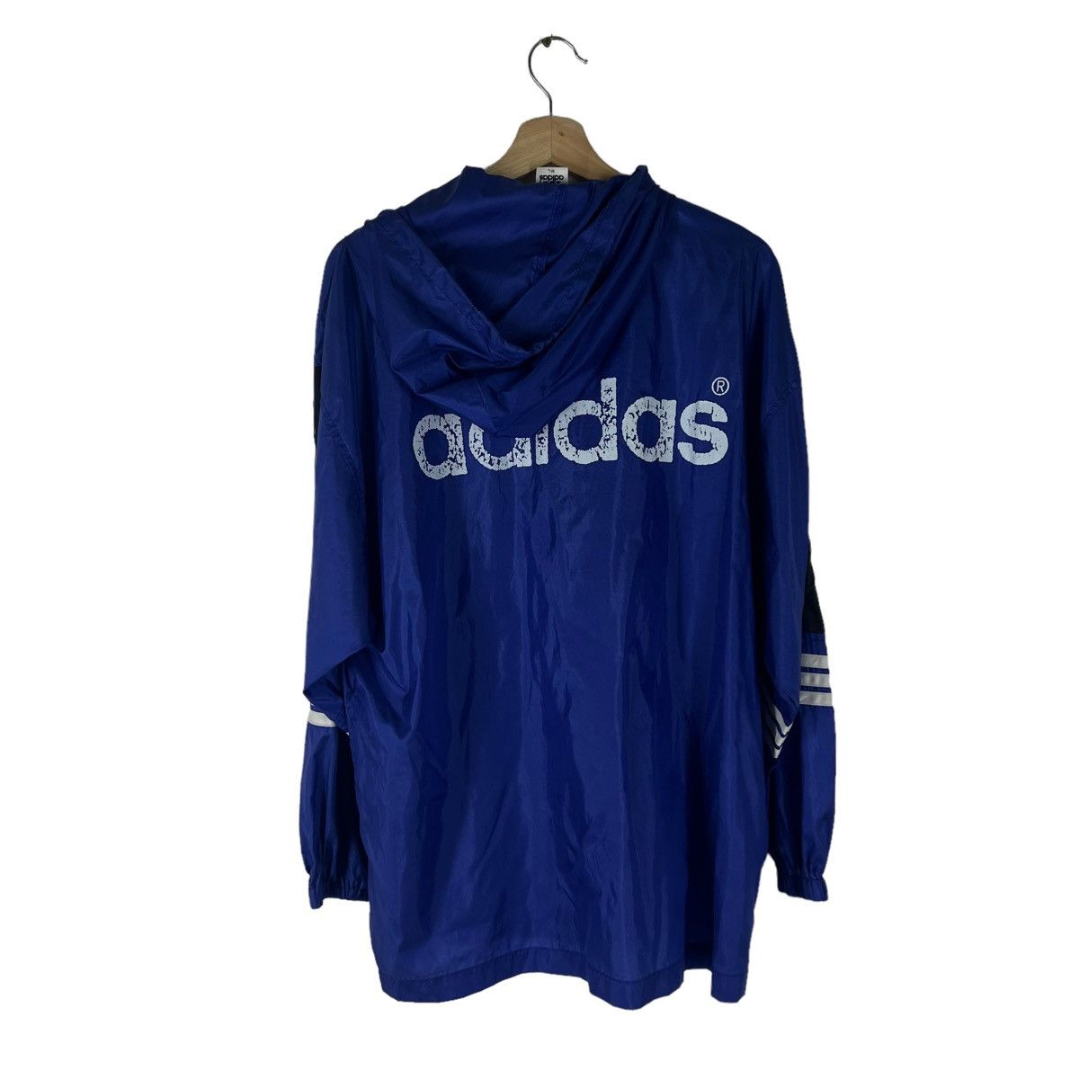 Adidas × Vintage VINTAGE ADIDAS BIG LOGO WINDBREAKER COACH JACKET Size US L / EU 52-54 / 3 - 7 Thumbnail