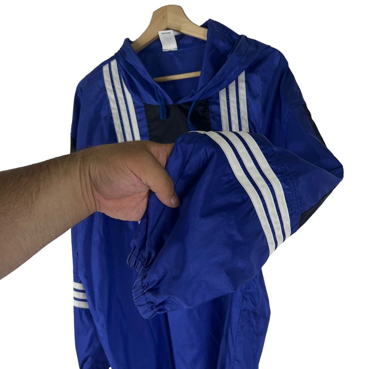 Adidas × Vintage VINTAGE ADIDAS BIG LOGO WINDBREAKER COACH JACKET Size US L / EU 52-54 / 3 - 5 Thumbnail