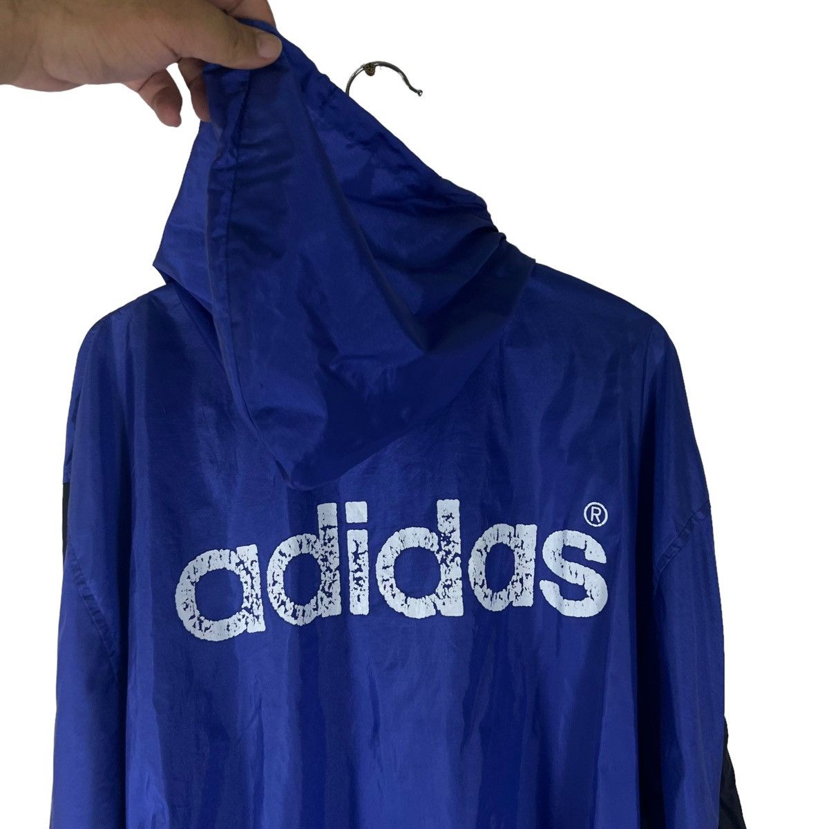 Adidas × Vintage VINTAGE ADIDAS BIG LOGO WINDBREAKER COACH JACKET Size US L / EU 52-54 / 3 - 6 Thumbnail